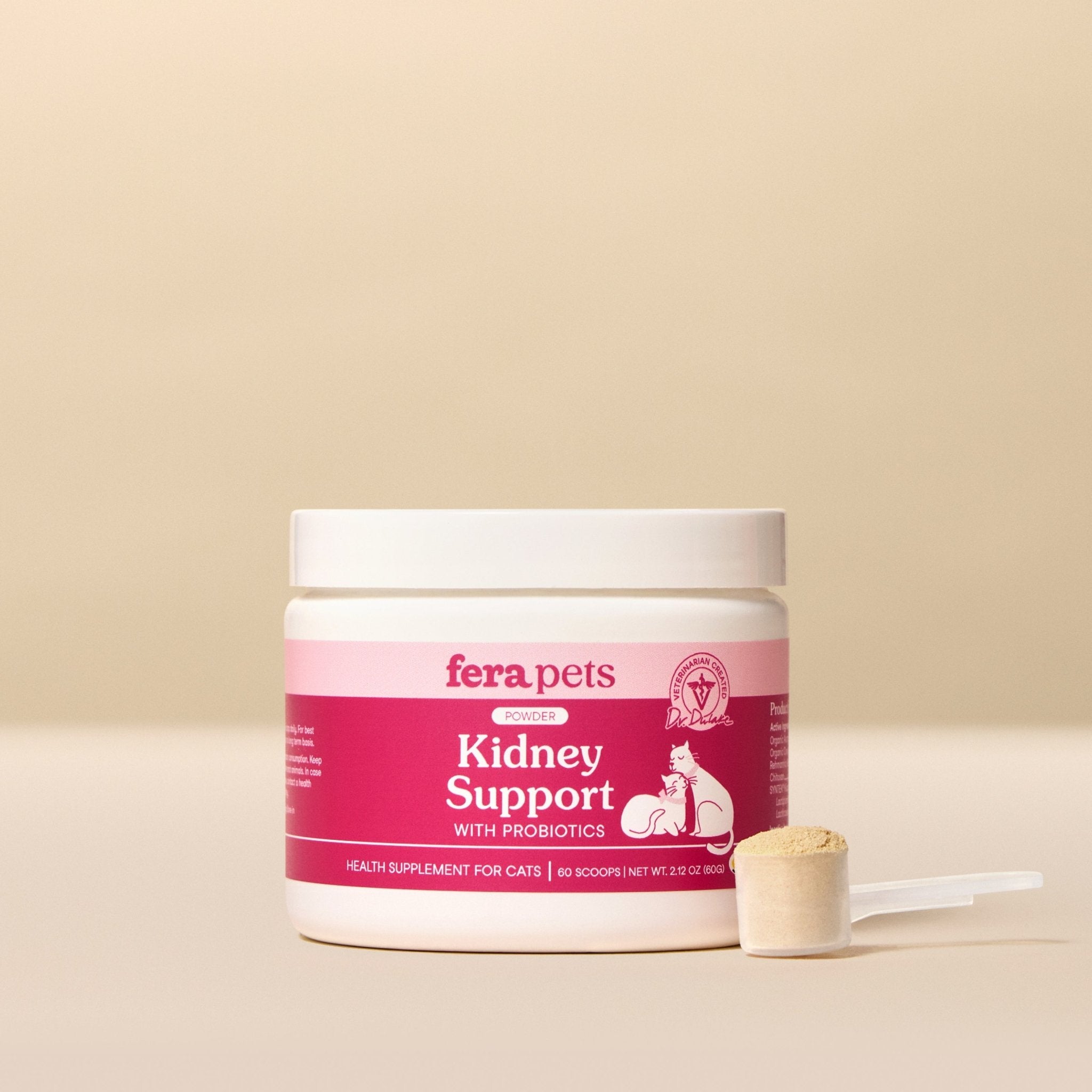 Fera Kidney Support Supplements 60 serving For catsCatsSuperpets Trading