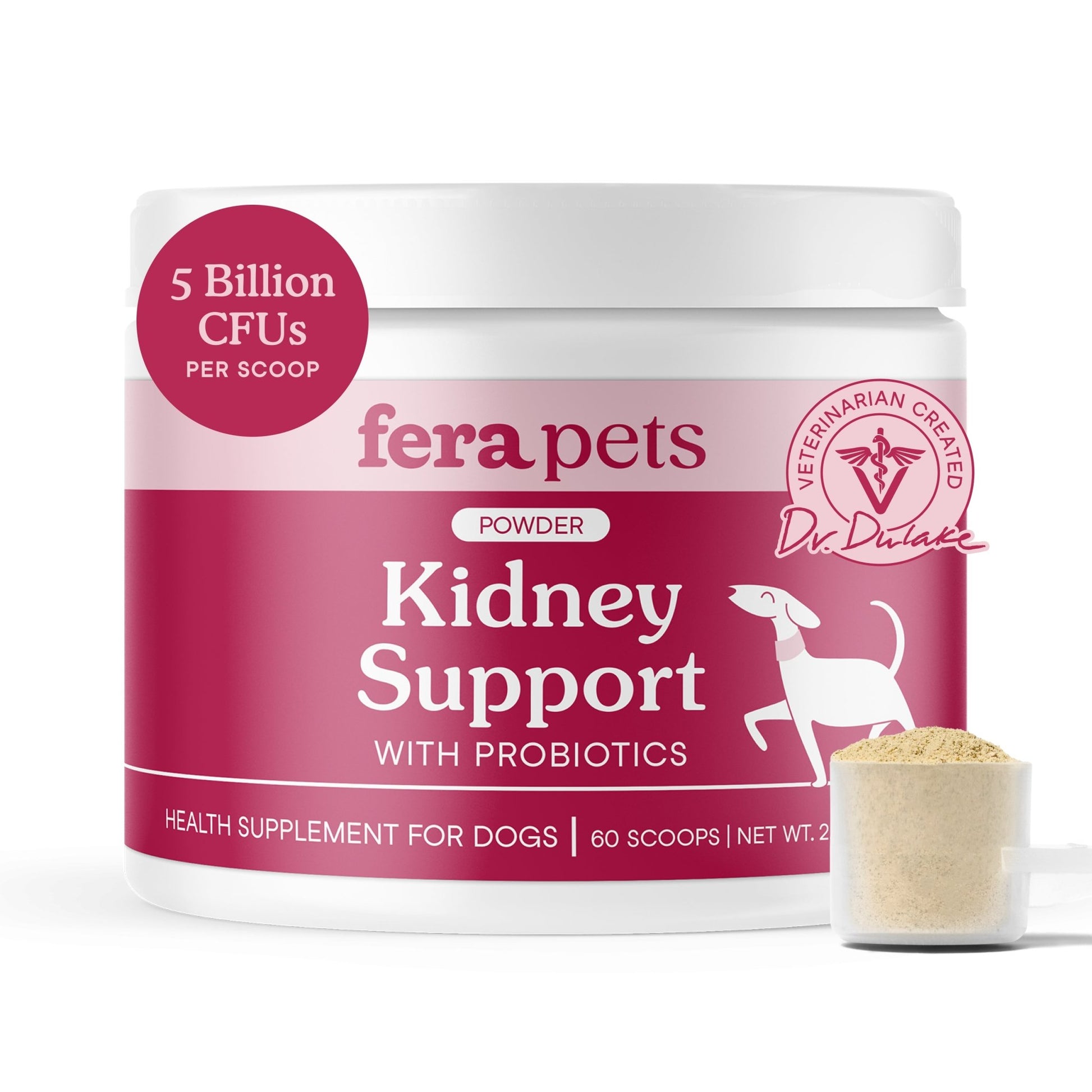 Fera Kidney Support Supplements 60 serving For DogsDogsSuperpets Trading