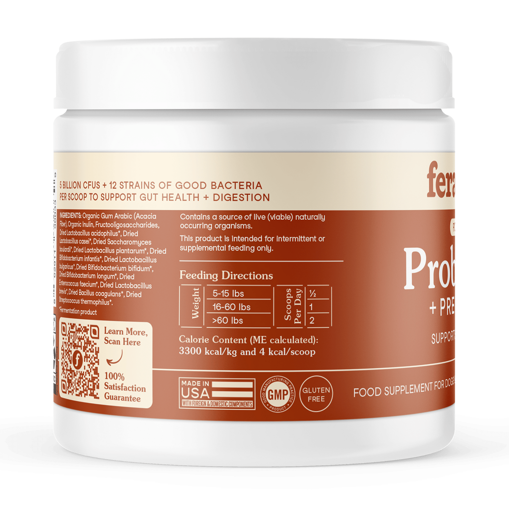 Fera Probiotics Soft Chews Supplements 90 chewsDogsSuperpets Trading