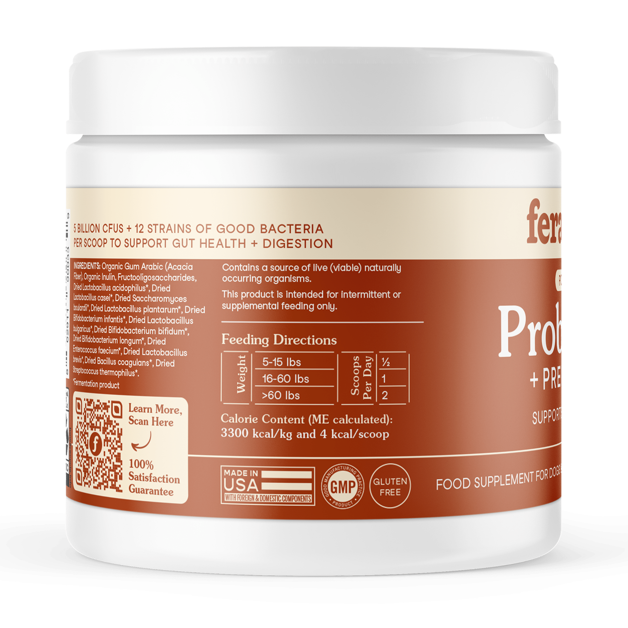 Fera Probiotics Soft Chews Supplements 90 chewsDogsSuperpets Trading