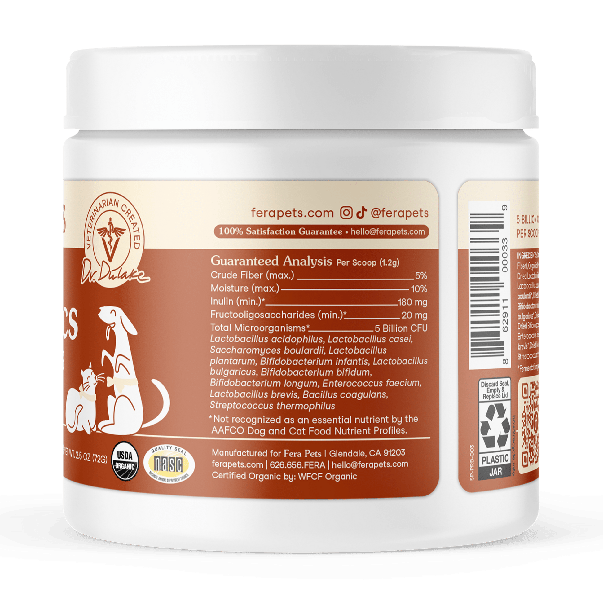 Fera Probiotics Soft Chews Supplements 90 chewsDogsSuperpets Trading