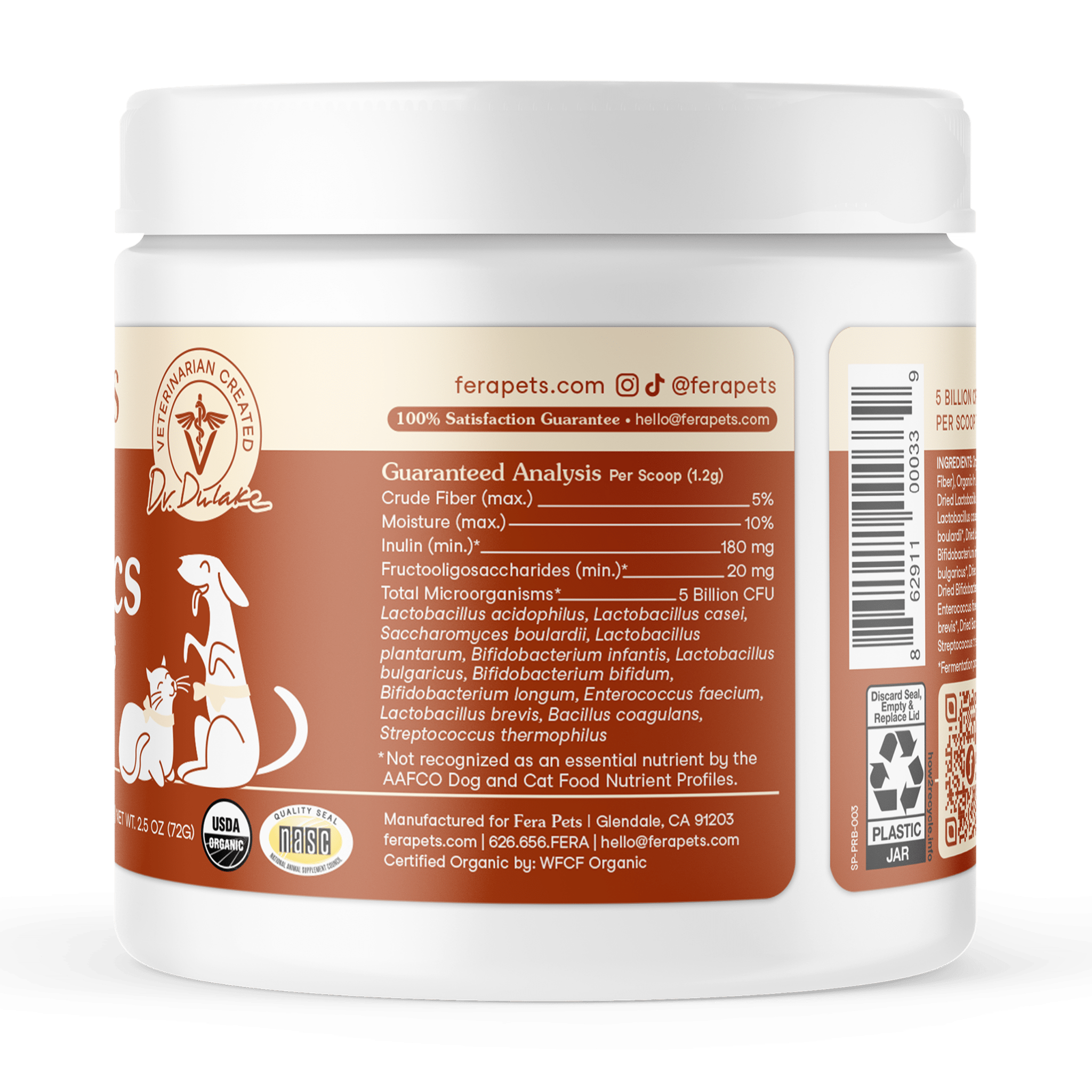 Fera Probiotics Soft Chews Supplements 90 chewsDogsSuperpets Trading