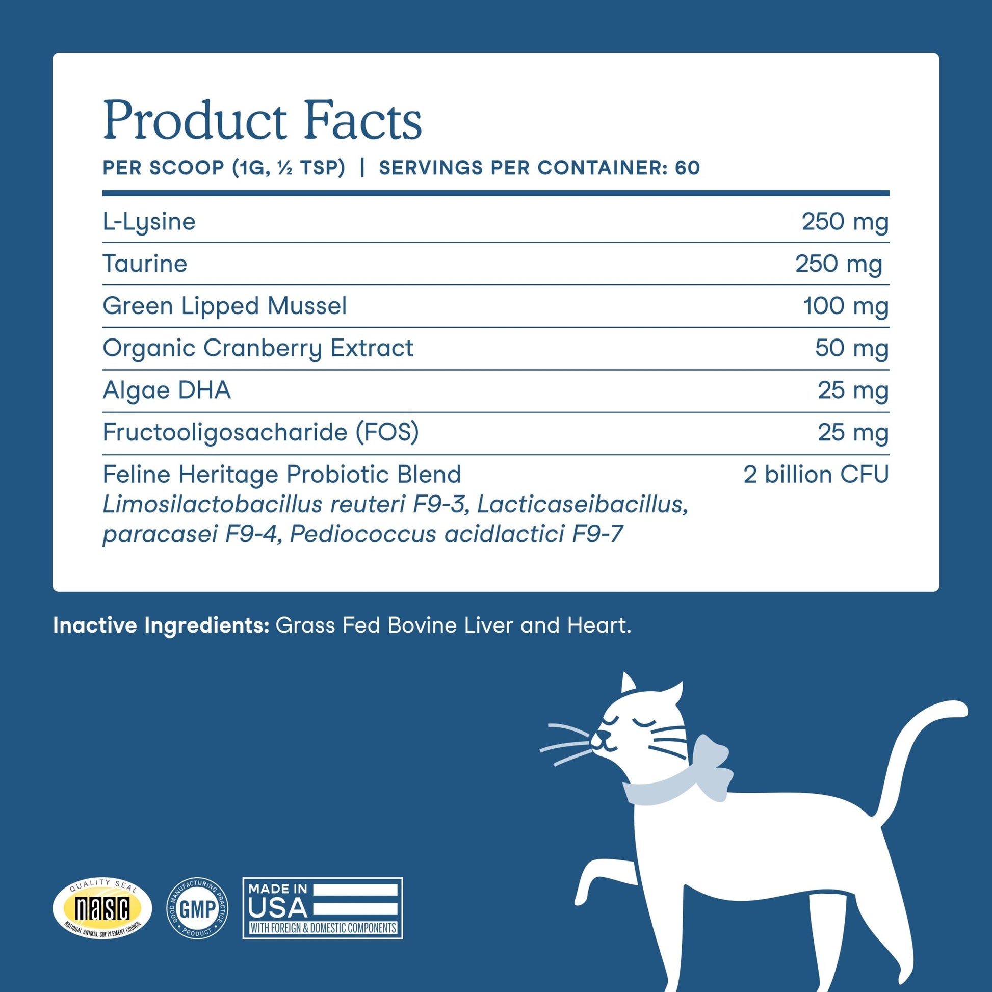 Fera Wellness Support Supplements 60 serving For catsCatsSuperpets Trading
