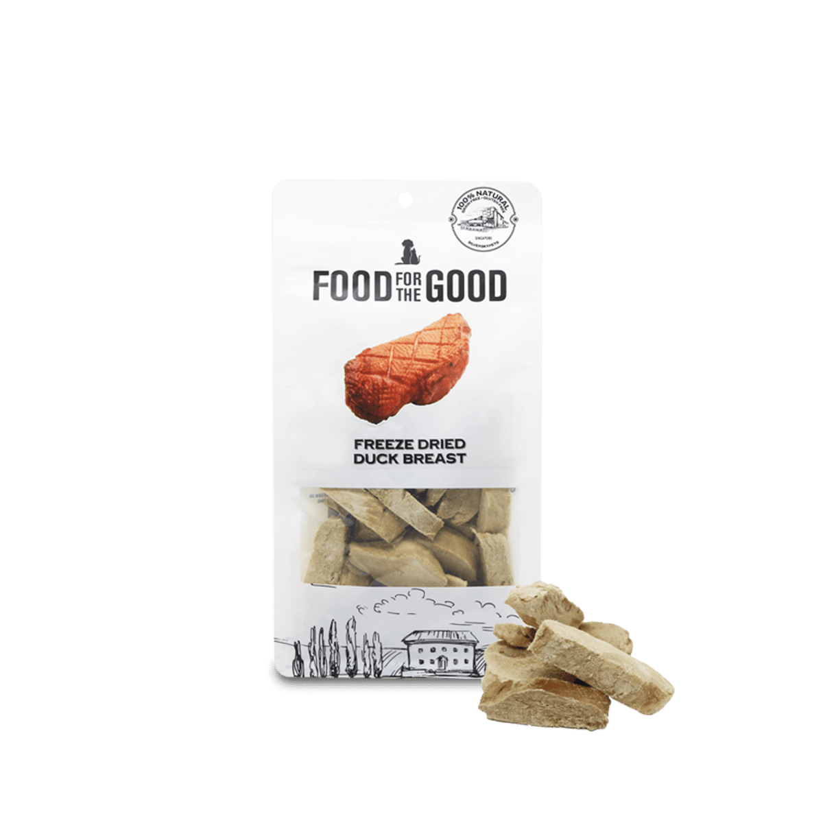 Food for the Good - Freeze Dried Duck Breast Cat & Dog Treats 70gDogsSuperpets Trading