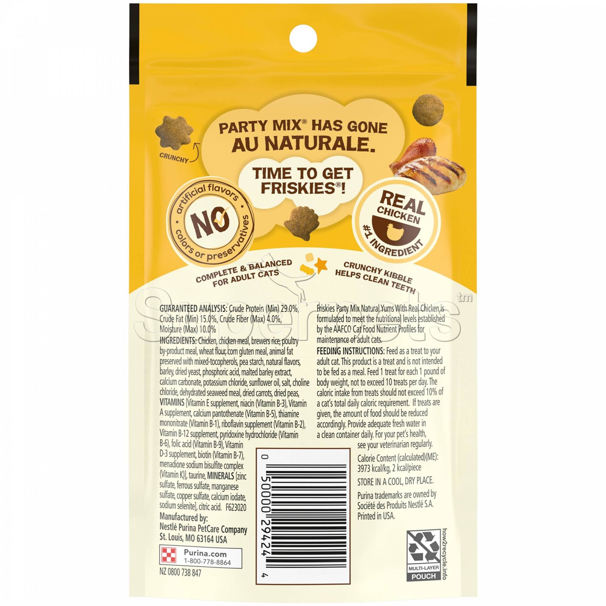 Friskies - Party Mix Natural Yums - Real Chicken 60gSuperpets Trading