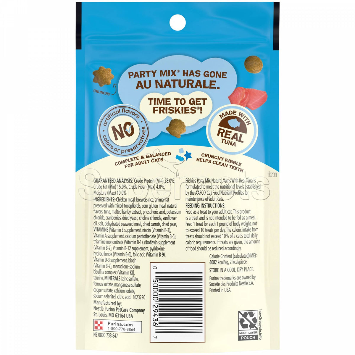 Friskies - Party Mix Natural Yums - Real Tuna 60gSuperpets Trading