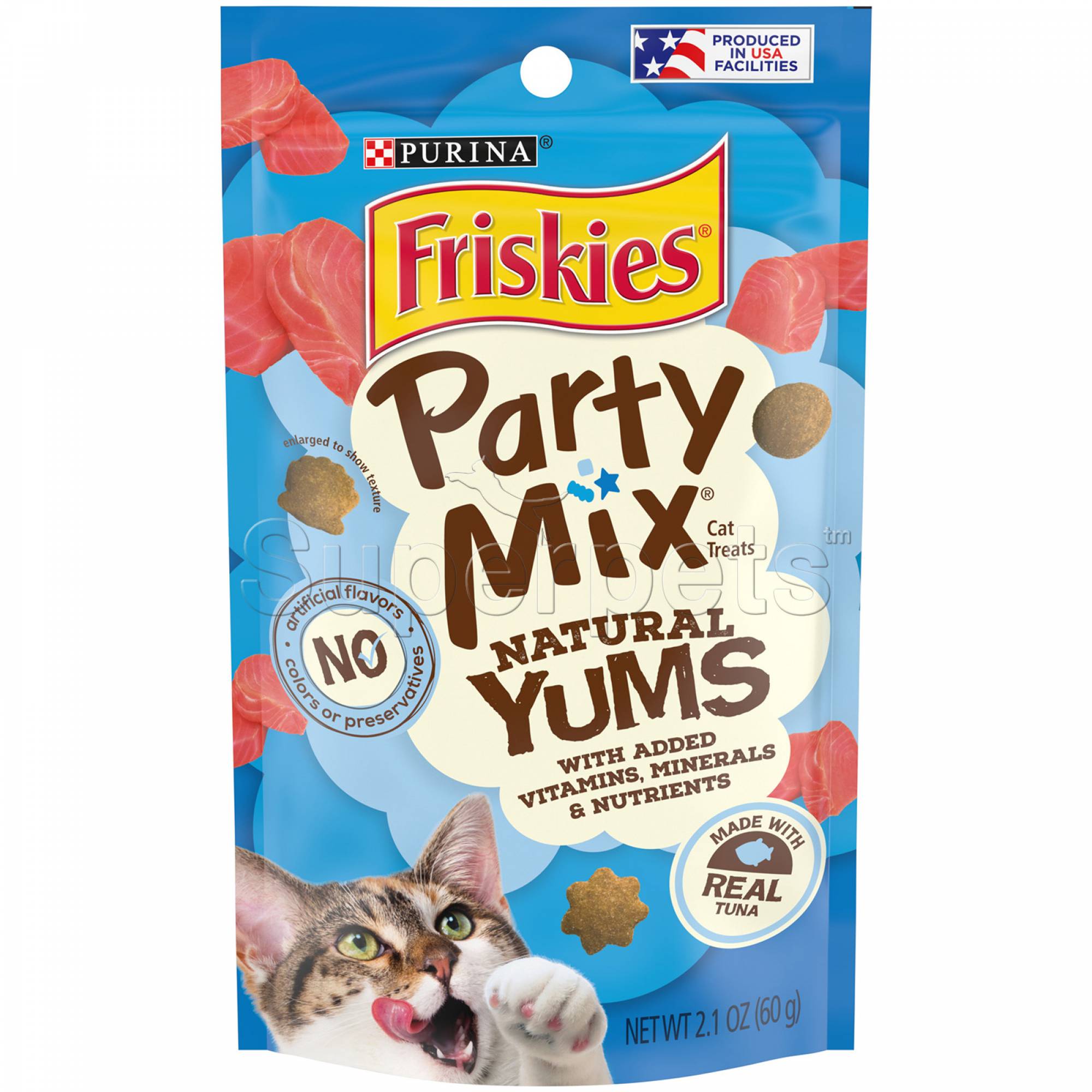 Friskies - Party Mix Natural Yums - Real Tuna 60gSuperpets Trading