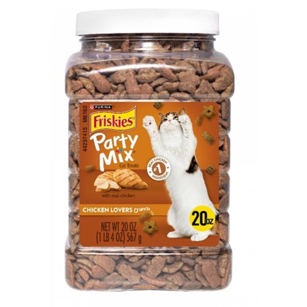 Friskies - PartyMix - Chicken Lovers Crunch with Real Chicken 567g (20oz)Superpets Trading