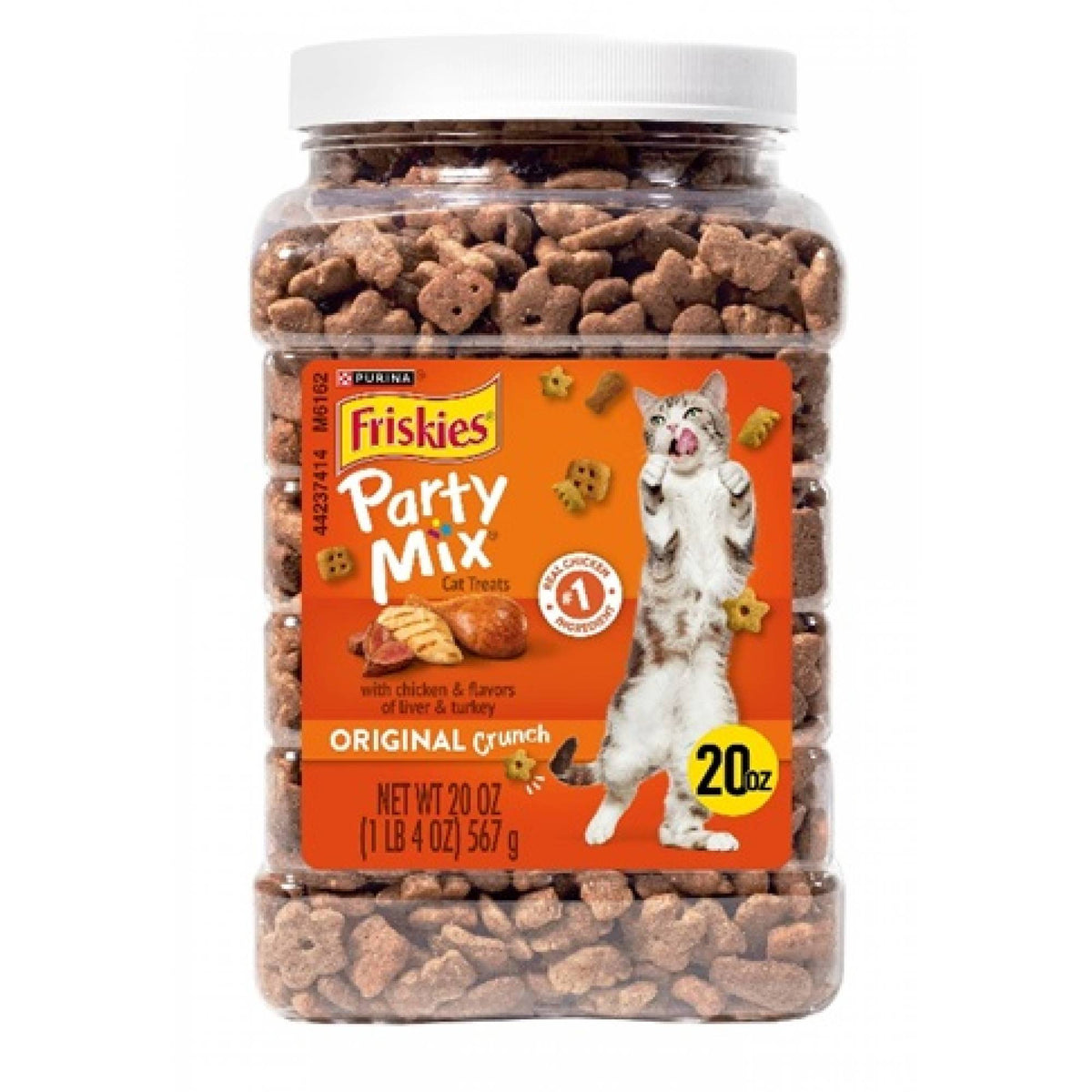 Friskies - PartyMix - Original Crunch with Chicken and Flavors of Liver & Turkey 567g (20oz)Superpets Trading