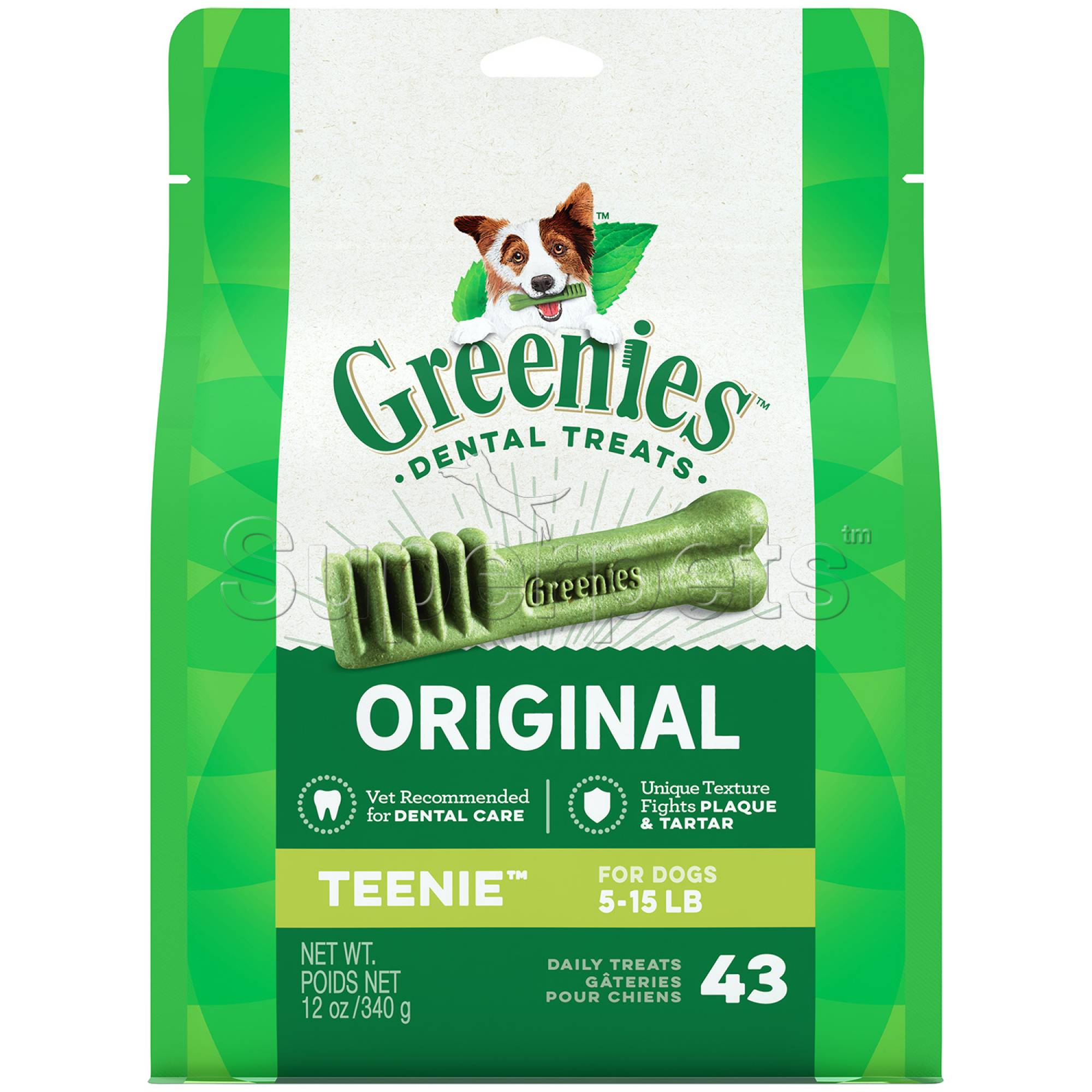 Greenies Original Teenie 340g 43pcsDogsSuperpets Trading