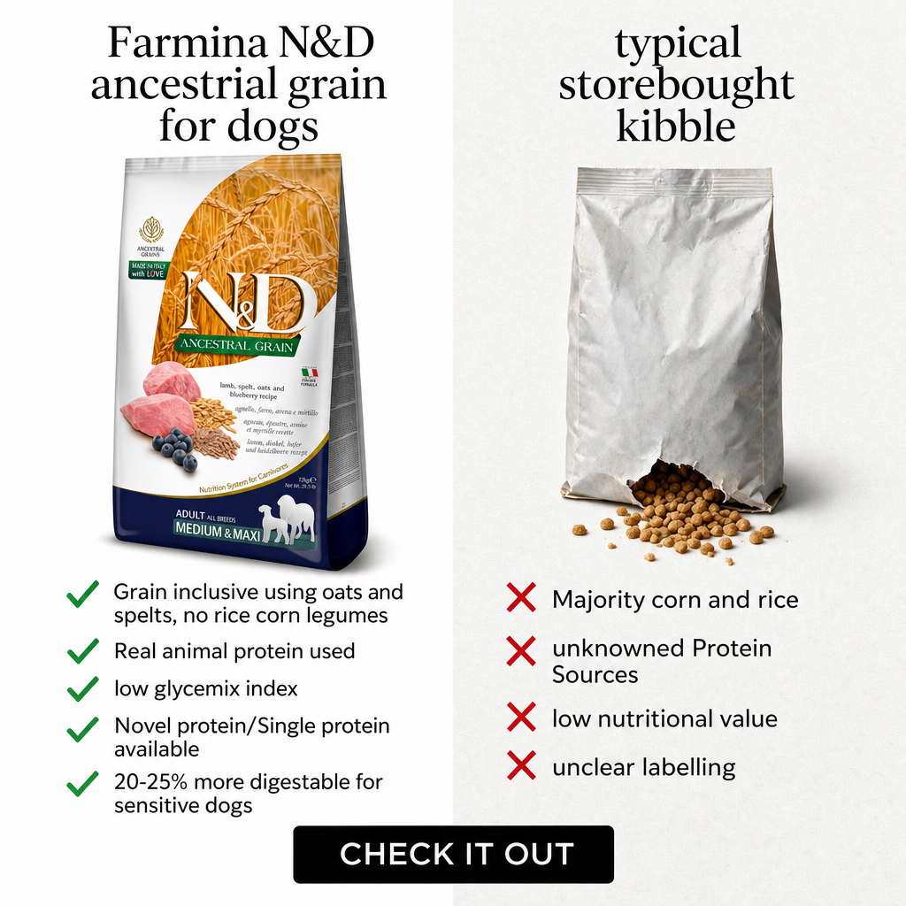 Farmina - N&D Ancestral Grain Ocean Dog Adult Mini - Codfish, Spelt, Oats & Orange
