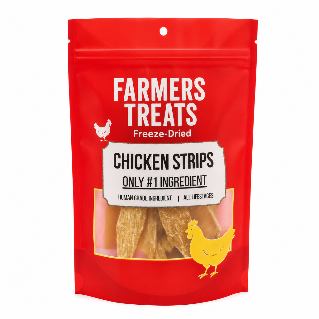 Farmers Treats Air Dried Chicken Strip (18-20pc)