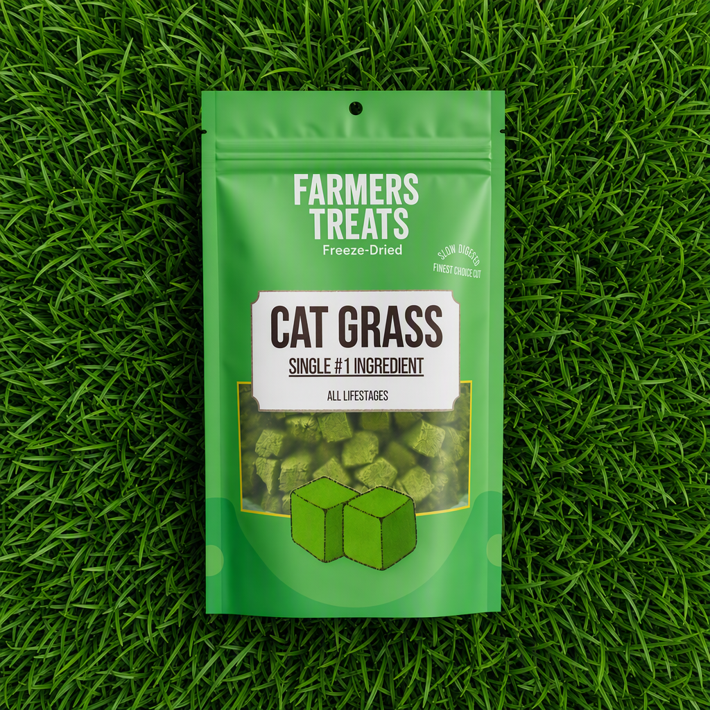 Farmers Treats Freeze Dried Cat Grass 100g