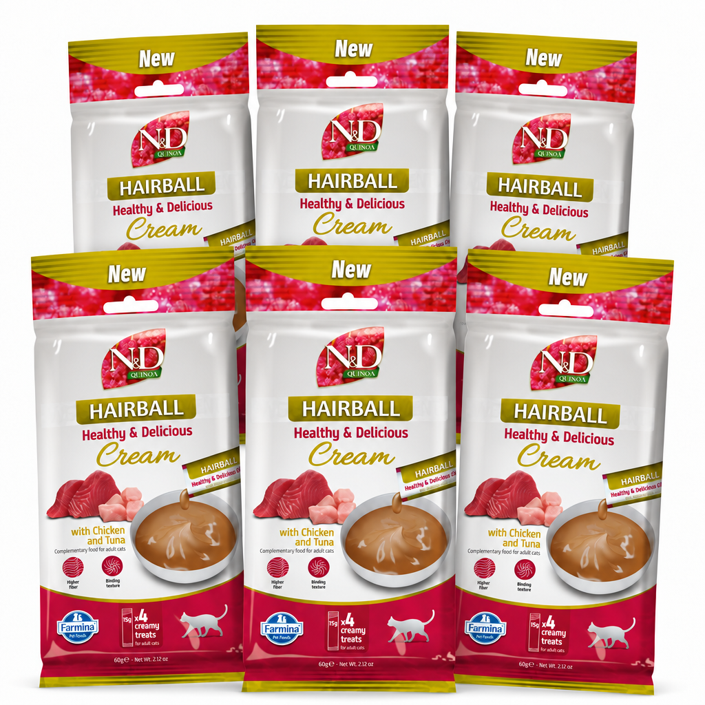 Farmina N&D Quinoa Functional Health Creamy Treat - Hairball - Chicken & Tuna
