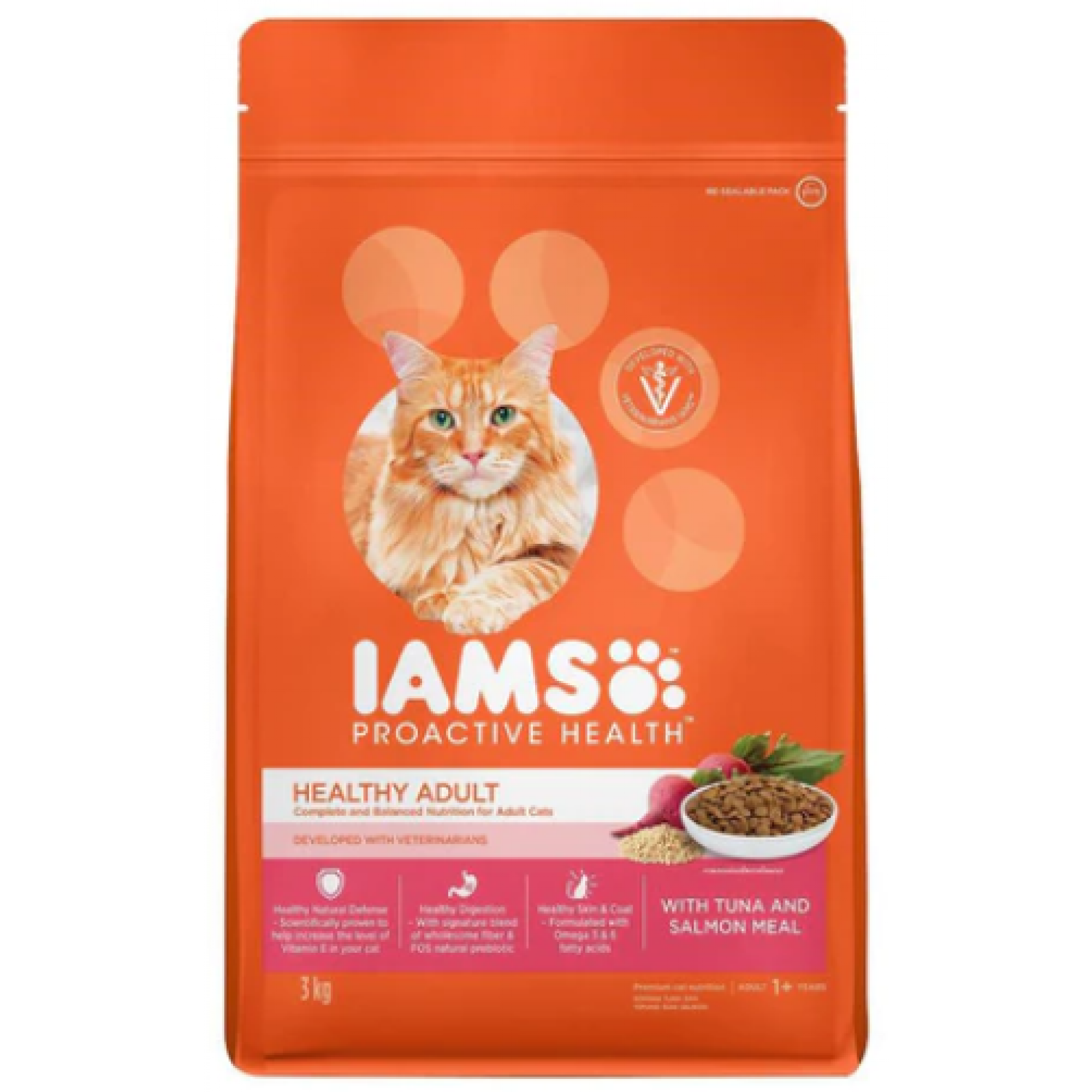 IAMS - Cat Adult - Tuna & Salmon 3kgSuperpets Trading