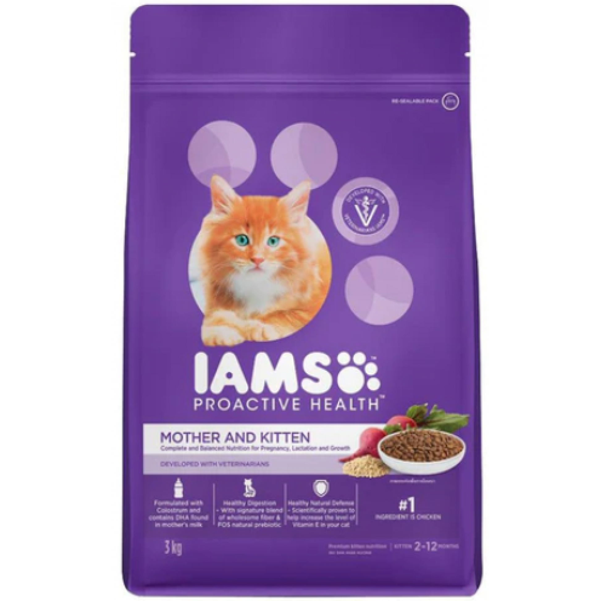 IAMS - Cat Mother & Kitten - Chicken 3kgSuperpets Trading