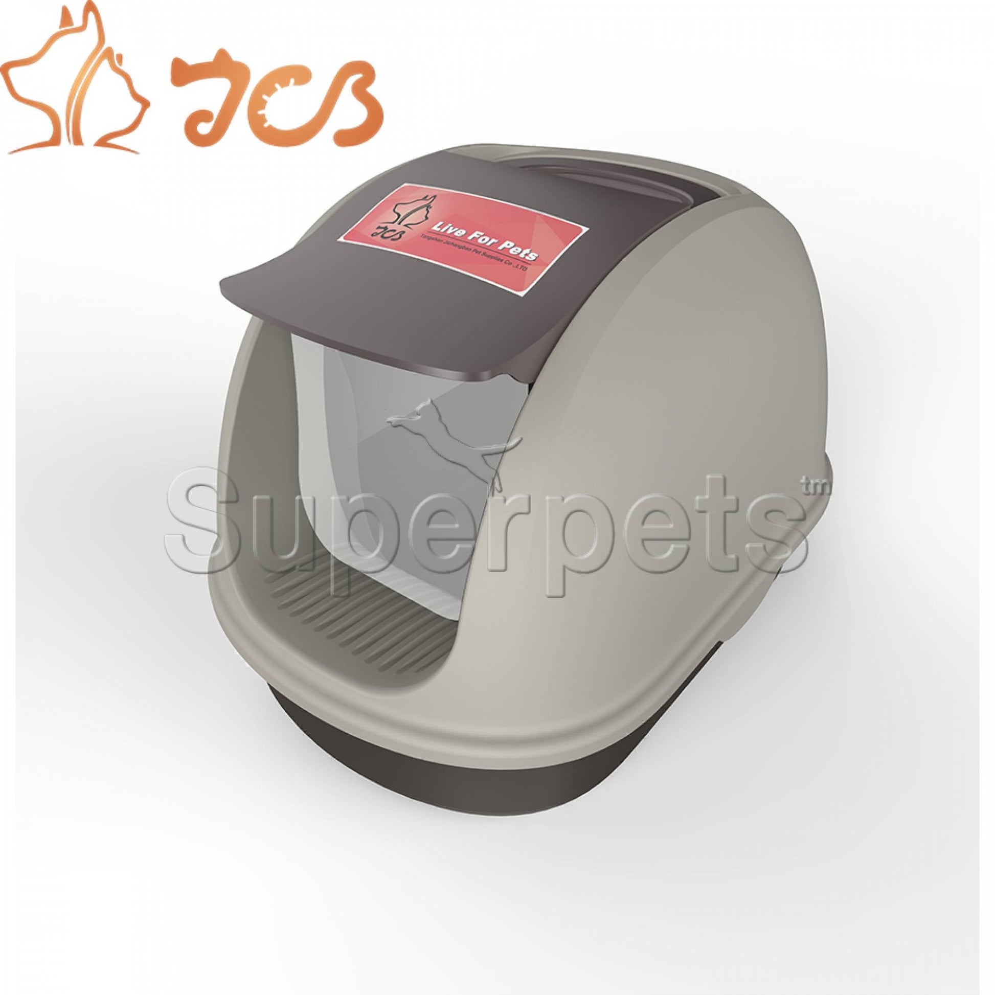 JCB Litter Box MSP007 Large Front CoffeeSuperpets Trading