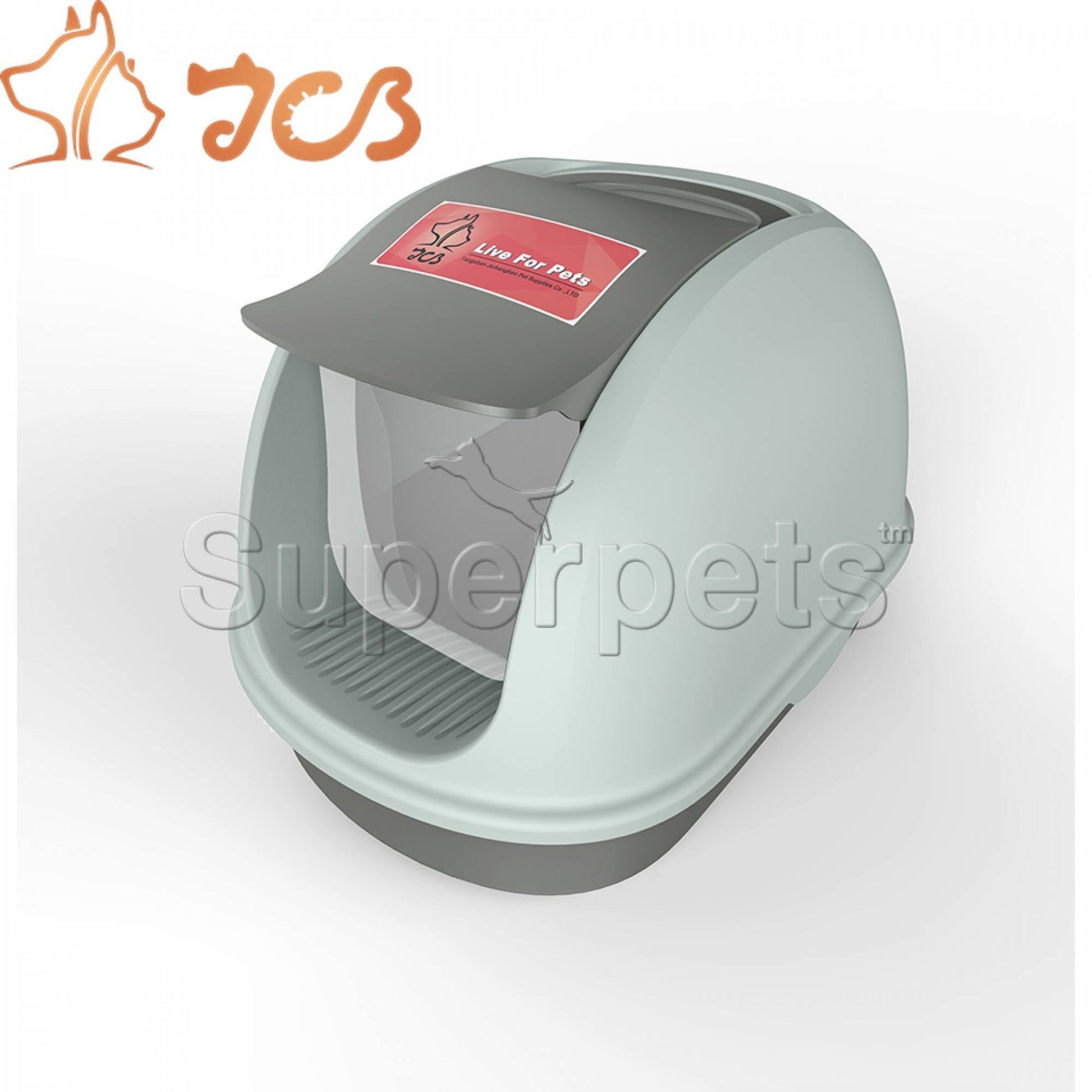 JCB Litter Box MSP007 Large Front GreenSuperpets Trading