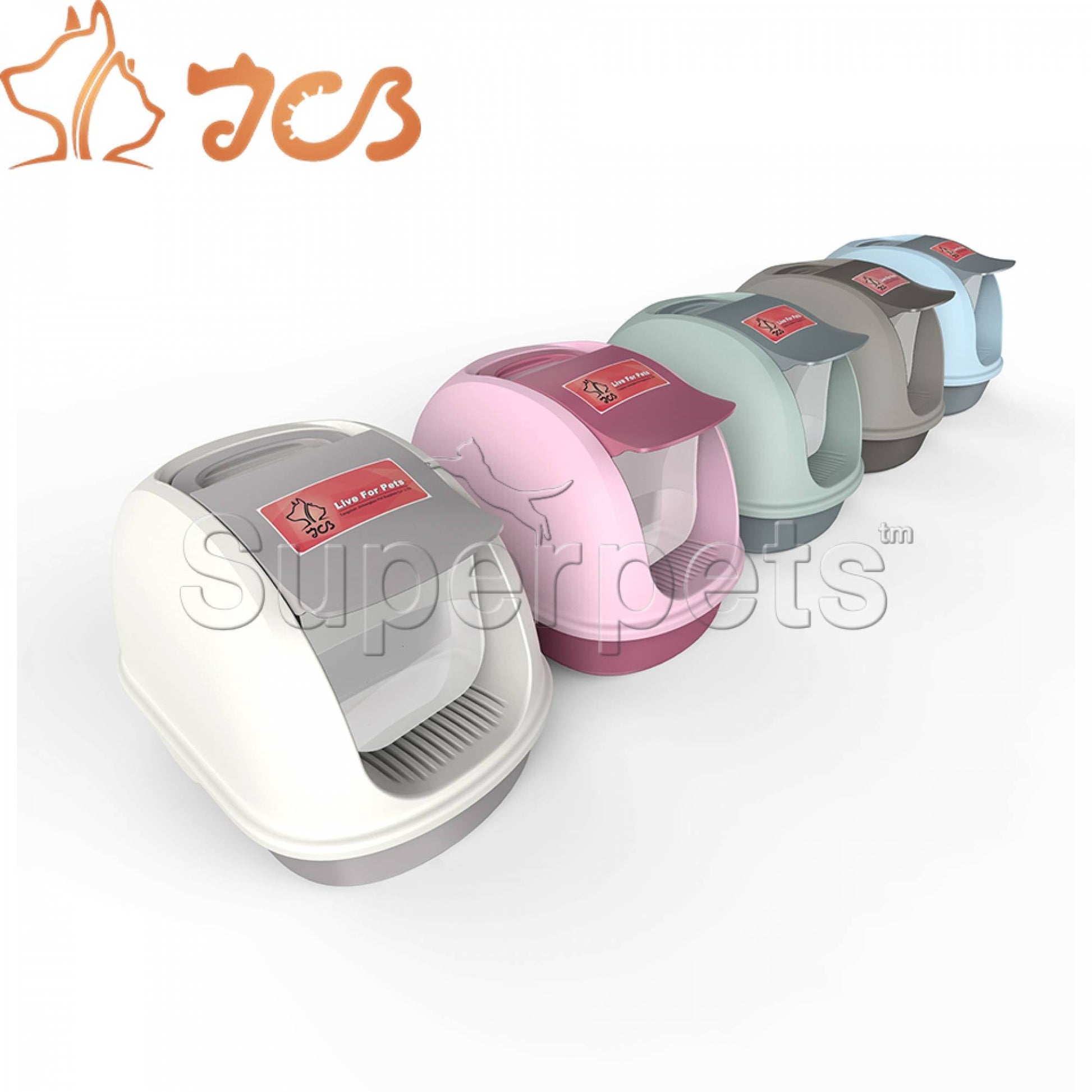 JCB Litter Box MSP007 Large Front GreySuperpets Trading
