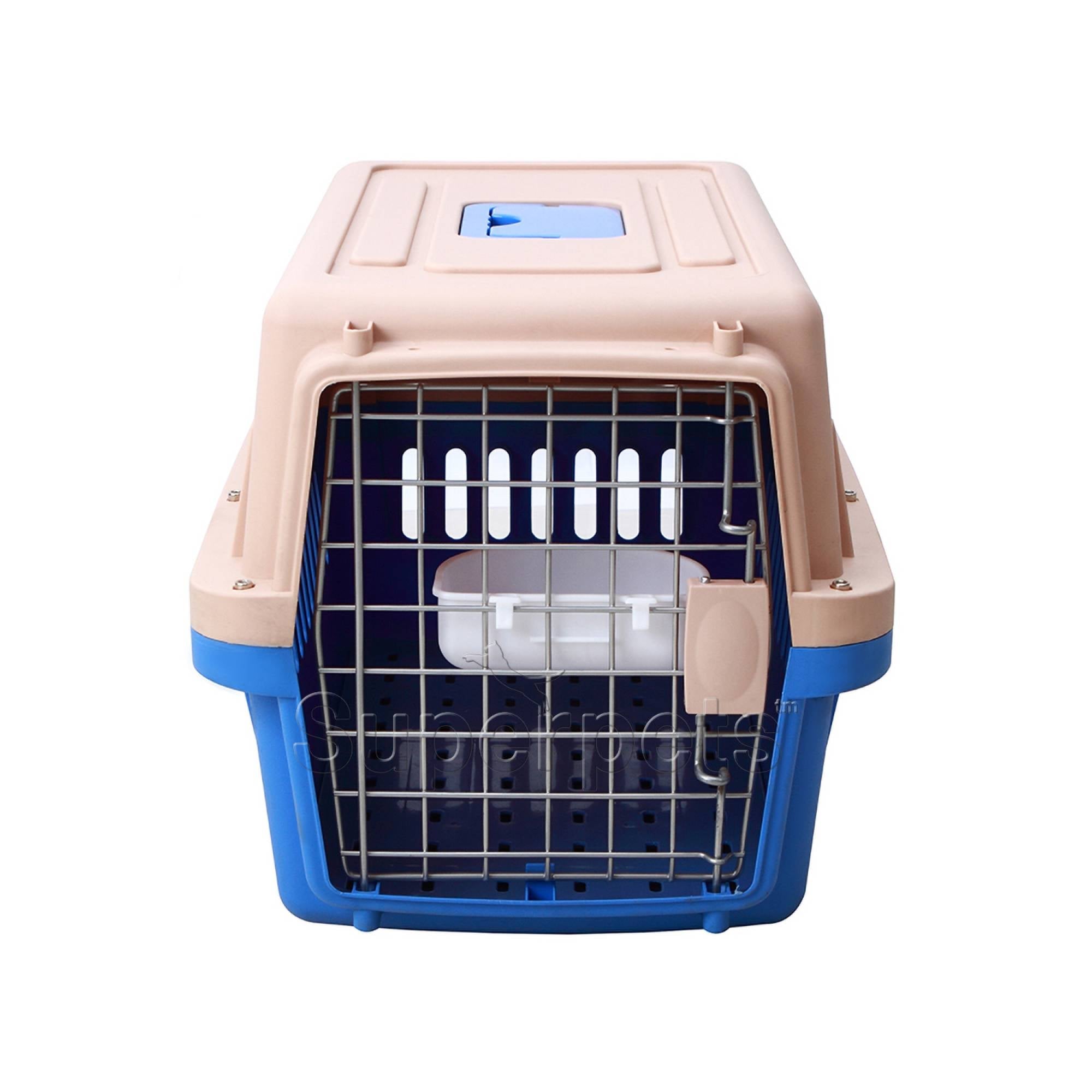 JCB Pet Air Carrier HKX002 58cm(W) x 37cm(D) x 35cm(H) - BlueSuperpets Trading
