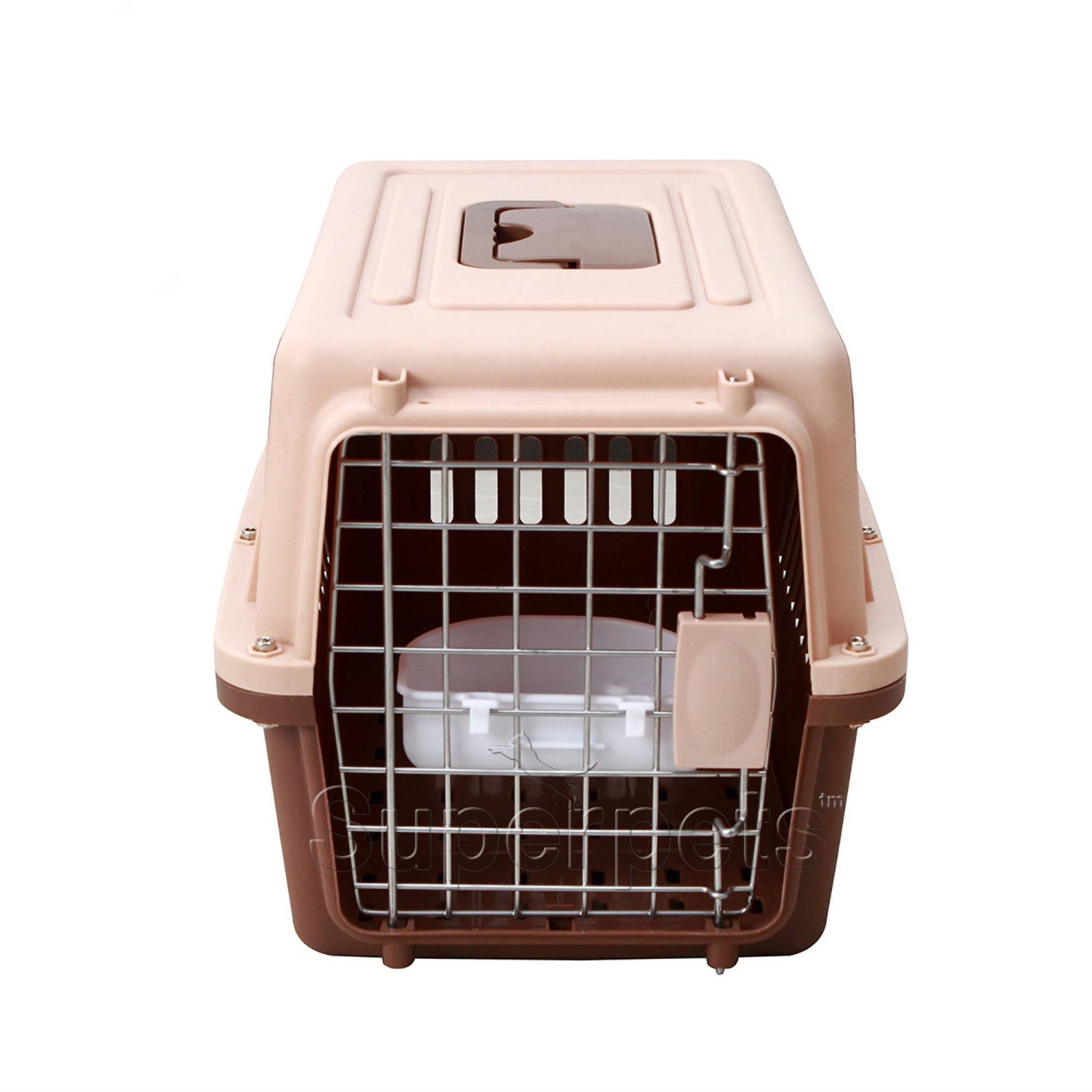 JCB Pet Air Carrier HKX002 58cm(W) x 37cm(D) x 35cm(H) - BrownSuperpets Trading