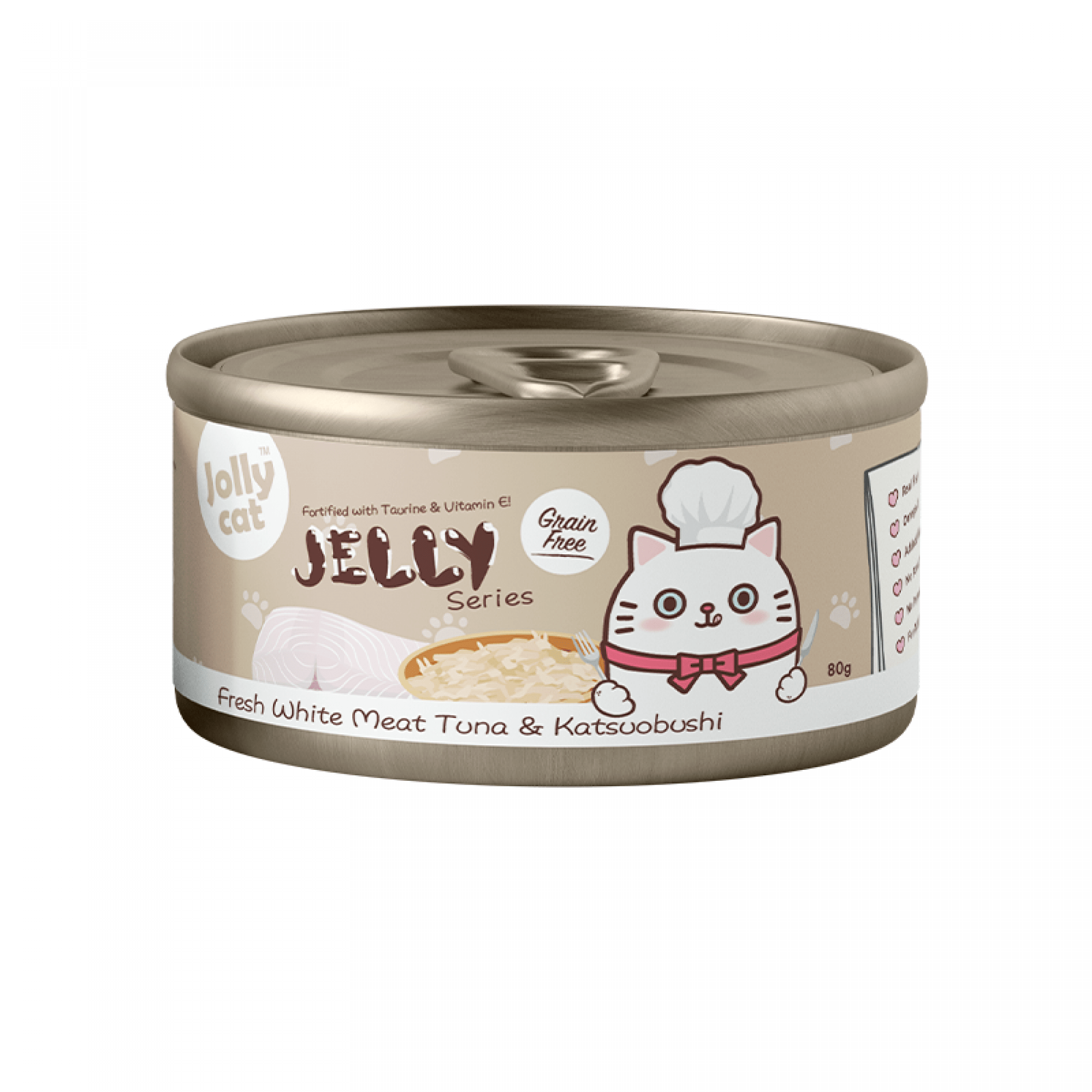 Jolly Cat Premium White Meat Tuna & Katsuoboshi 80gSuperpets Trading
