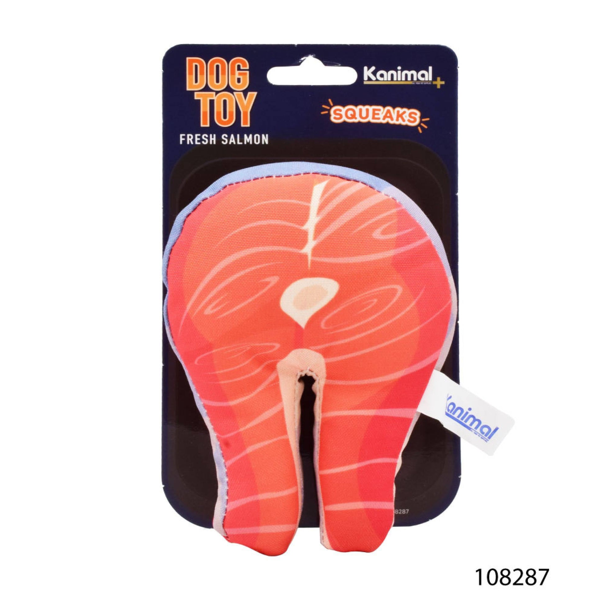 Kanimal - Dog Toy - Fresh Salmon (Squeaky) 14x9.5 cm.Superpets Trading