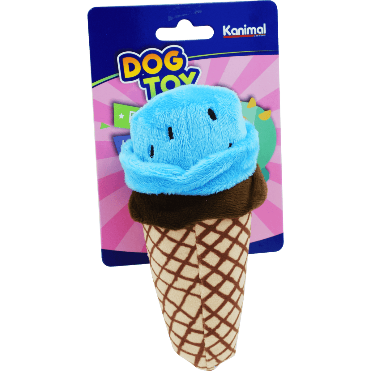 Kanimal - Dog Toy - Ice Cream Size 15x7.5 cm. (Squeaky)DogsSuperpets Trading