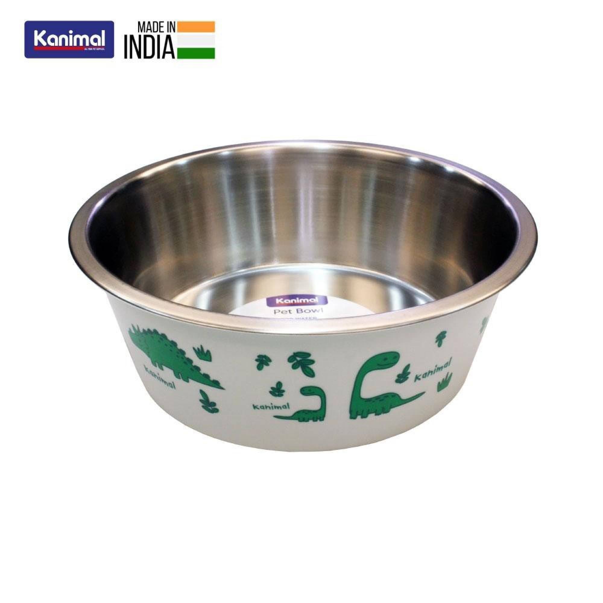 Kanimal - Pet Bowl - Zola Bowl Dinosaur (M) 15.4x6.4cm (6.1”) - 0.755LSuperpets Trading