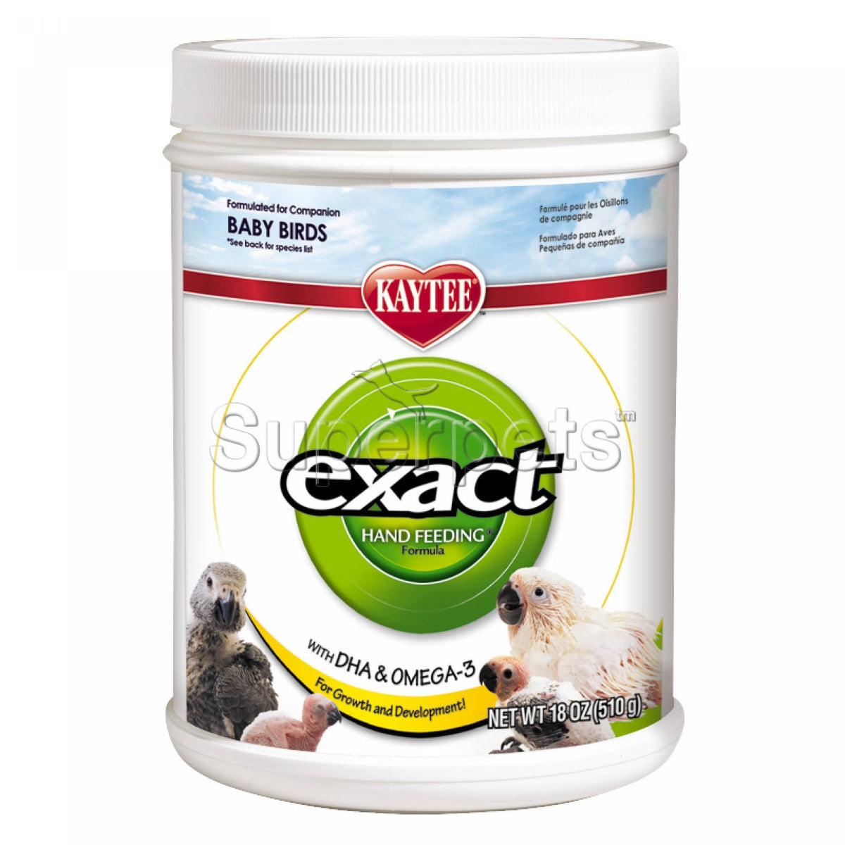 Kaytee 036945 Exact Baby Bird Hand Feeding Formula 18oz (510g)Superpets Trading