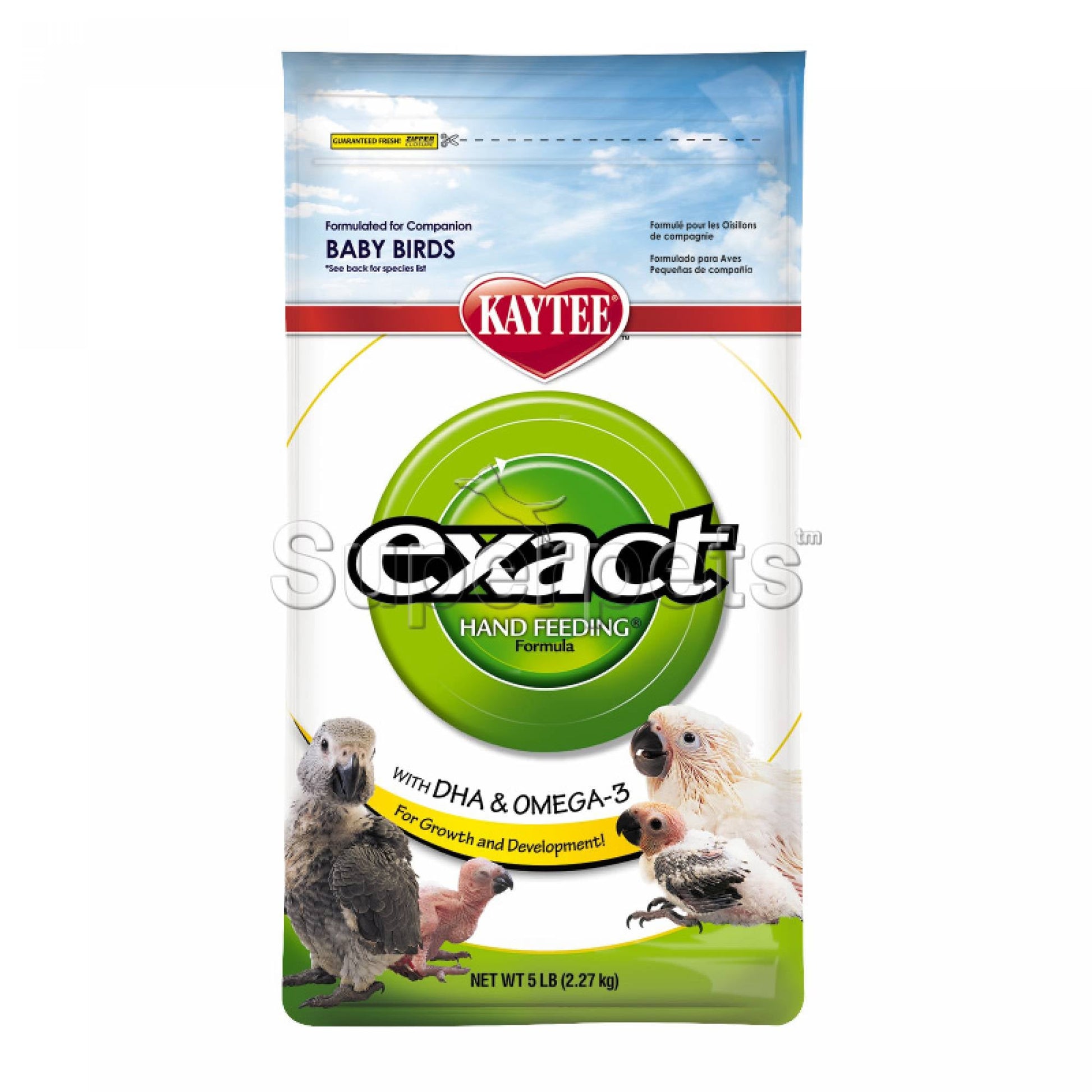 Kaytee 036946 Exact Baby Bird Hand Feeding Formula 5lb (2.27kg)Superpets Trading