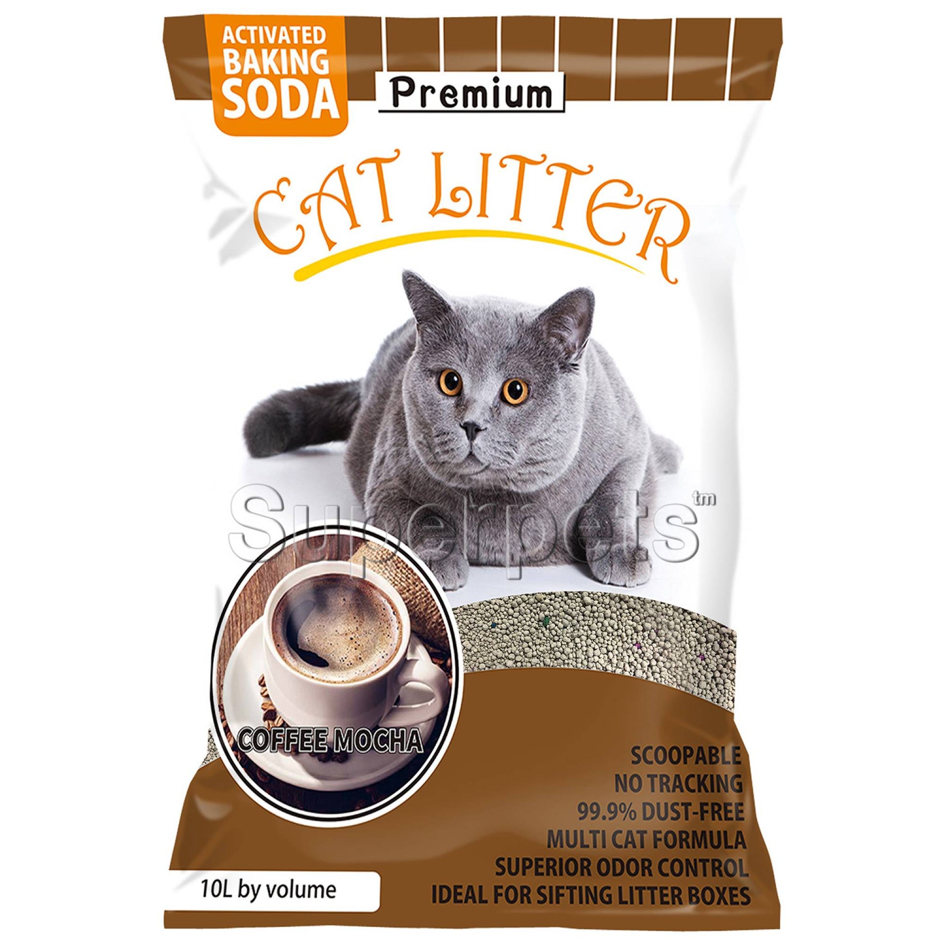 Kind Pet - Clumping Cat Litter Coarse 10L - Coffee MochaCatsSuperpets Trading