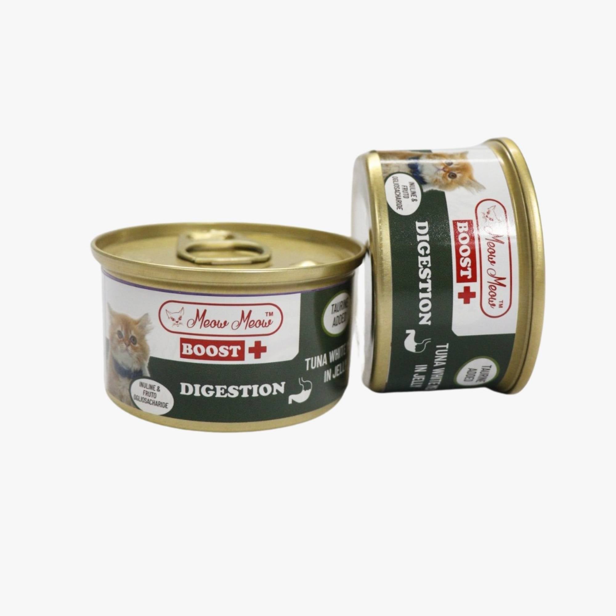 Meow - Boost+ Digestion 80gx24 (1 Carton)CatsSuperpets Trading