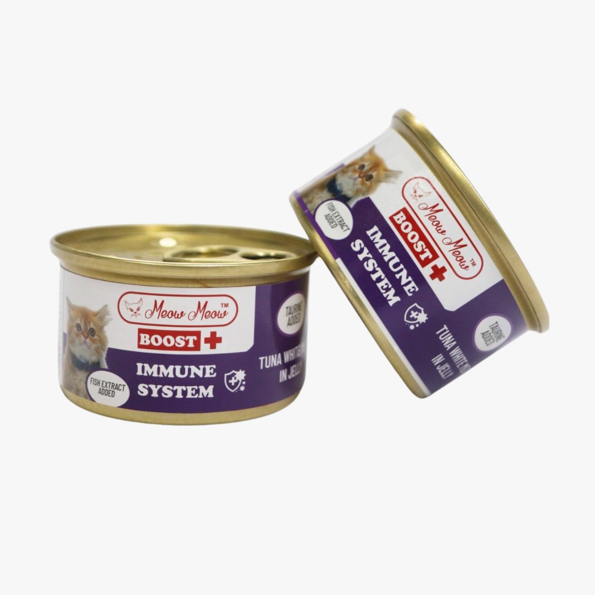 Meow - Boost+ Immune system 80gx24 (1 Carton)CatsSuperpets Trading