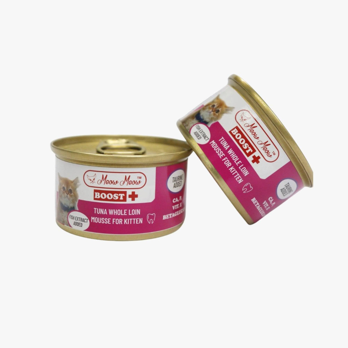 Meow - Boost+ Tuna Mousse for Kitten 80gx24 (1 Carton)Superpets Trading