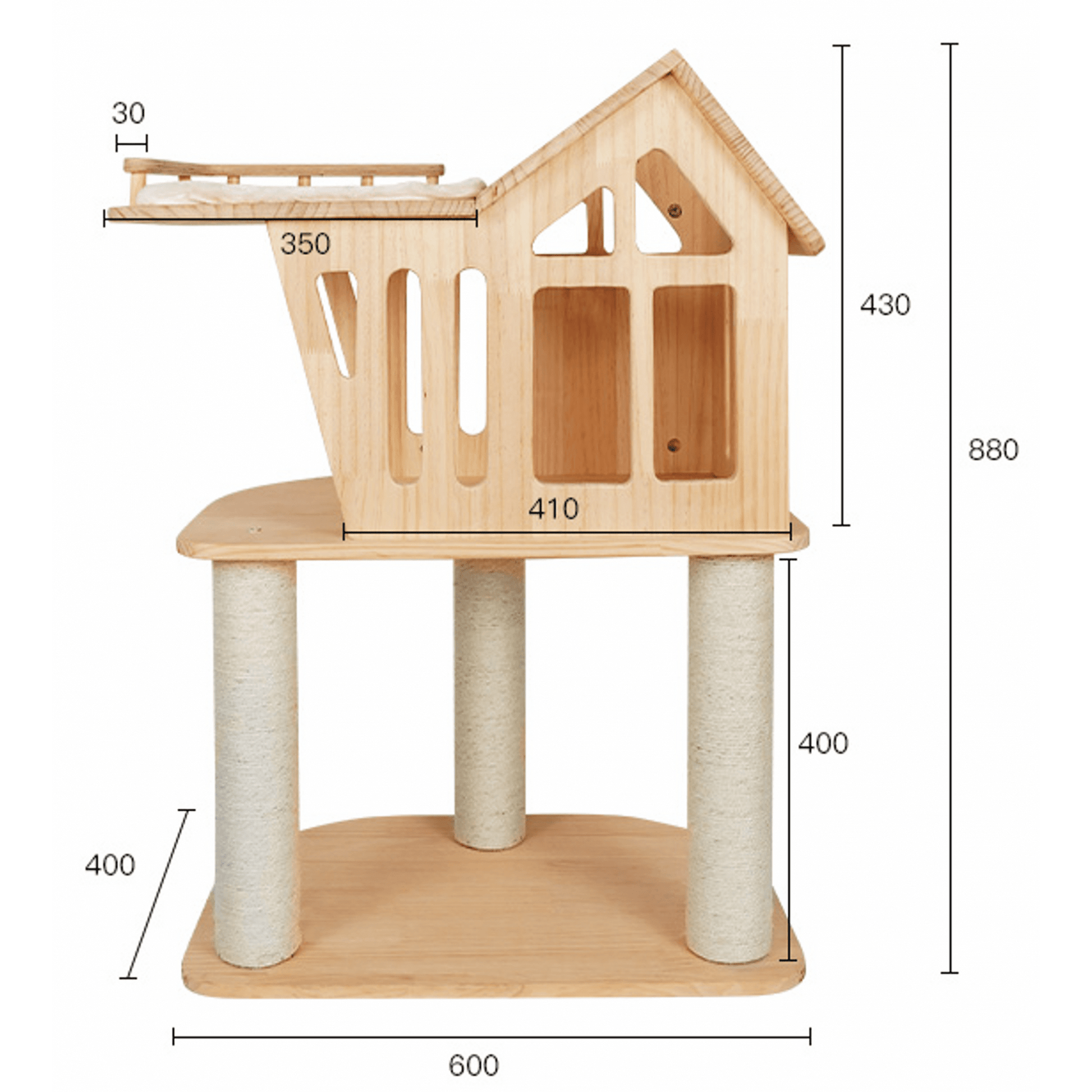 Minimax - BI007 - Cat Tree 40x60x88cmSuperpets Trading