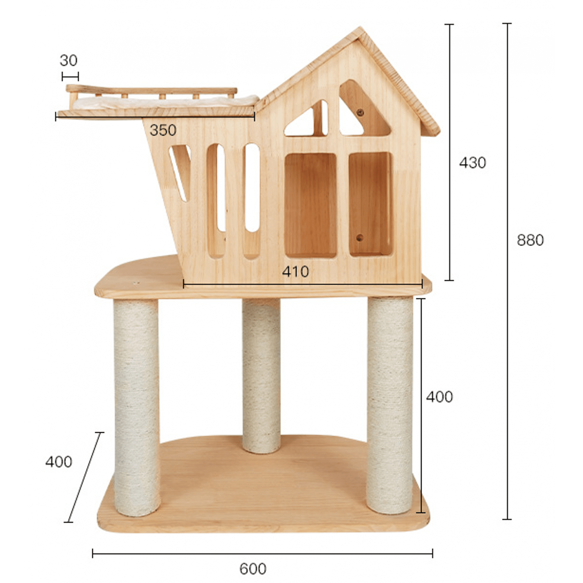 Minimax - BI007 - Cat Tree 40x60x88cmSuperpets Trading