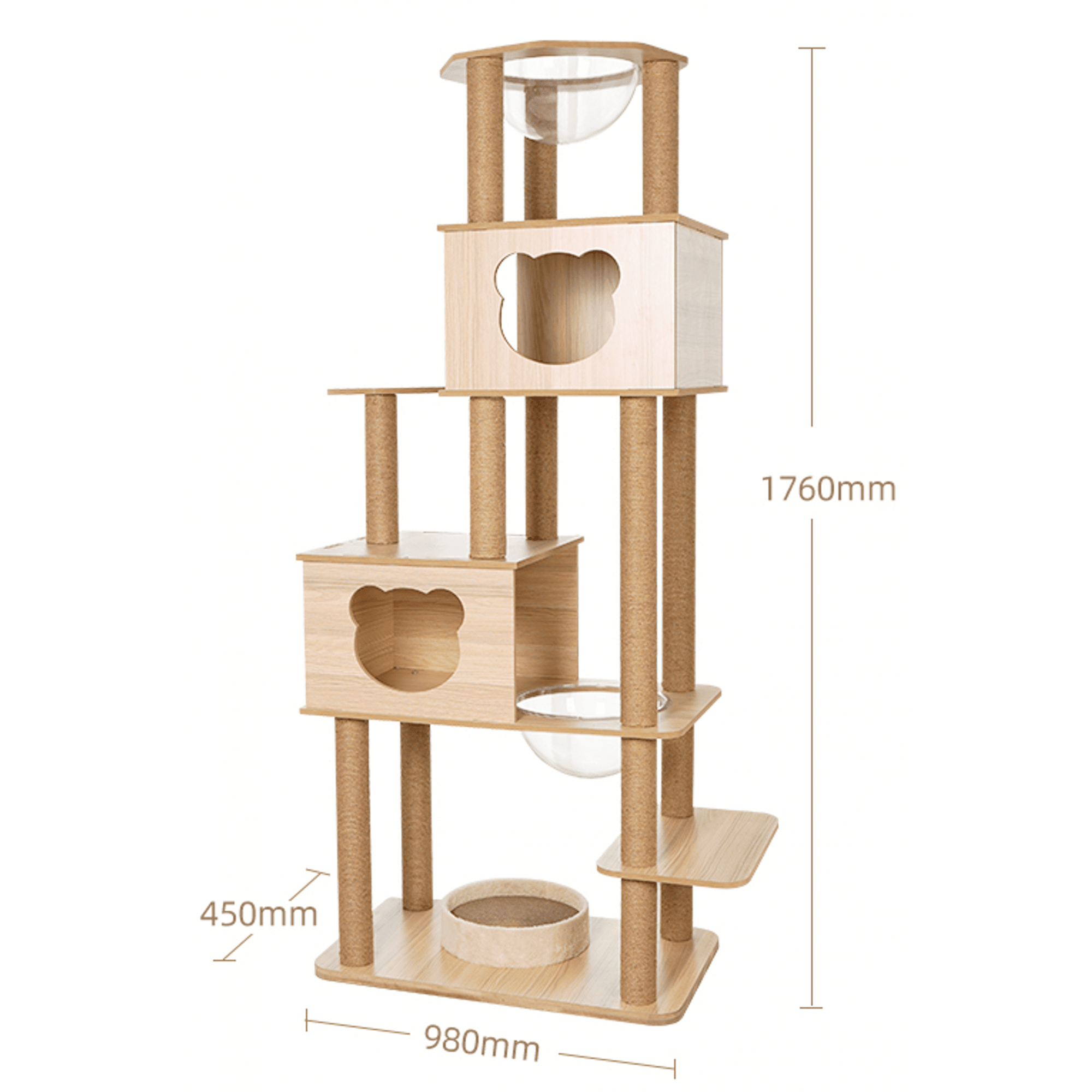 Minimax - BI081- Cat Condo 98x45x176cmSuperpets Trading