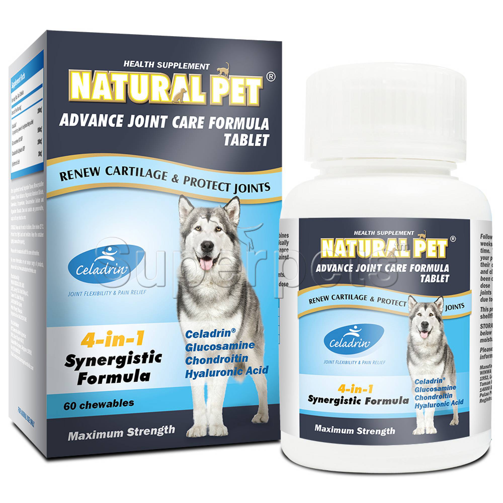Natural Pet - Advance Joint 60tabsSuperpets Trading