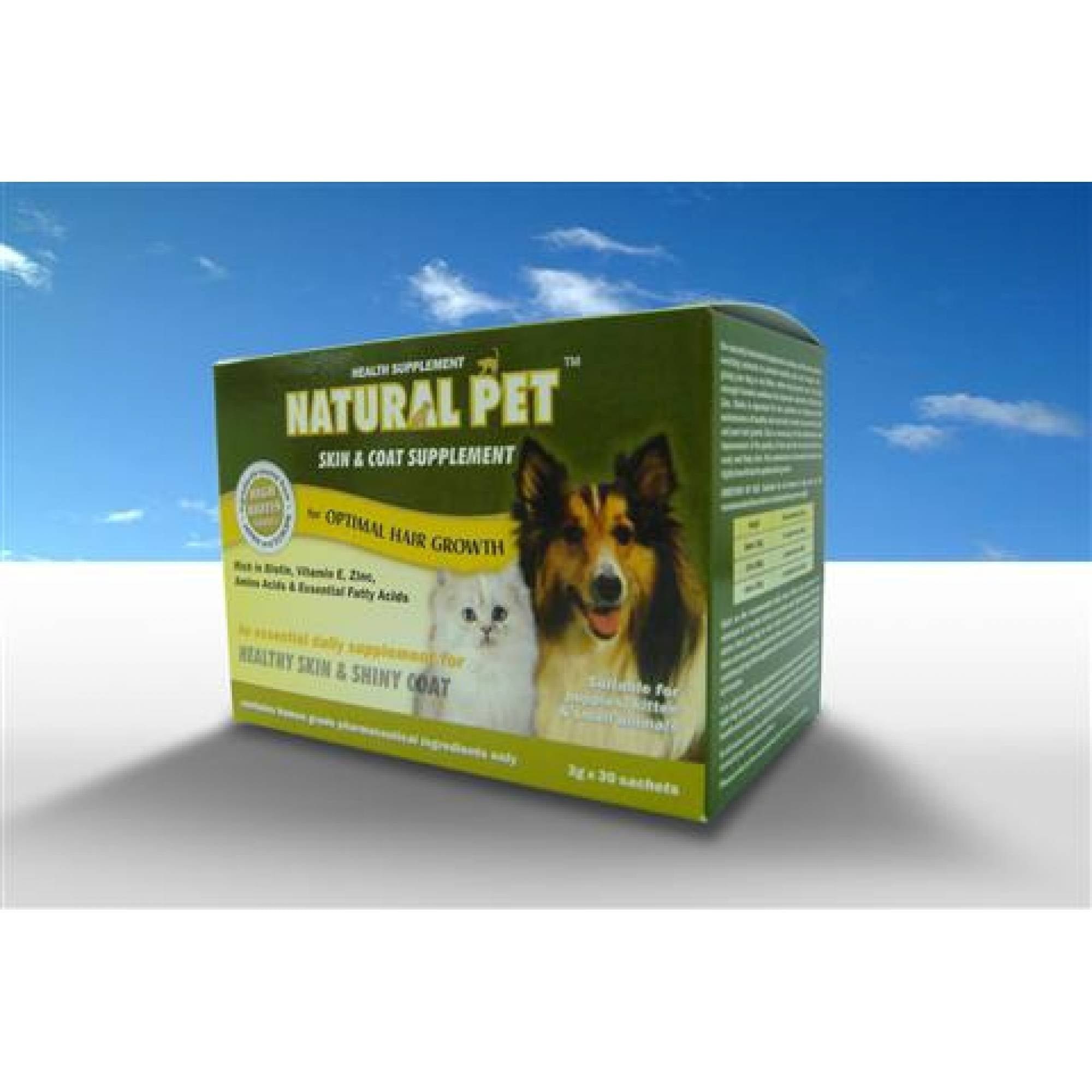 Natural Pet - Skin & Coat Supplement 3g x 30sctSuperpets Trading