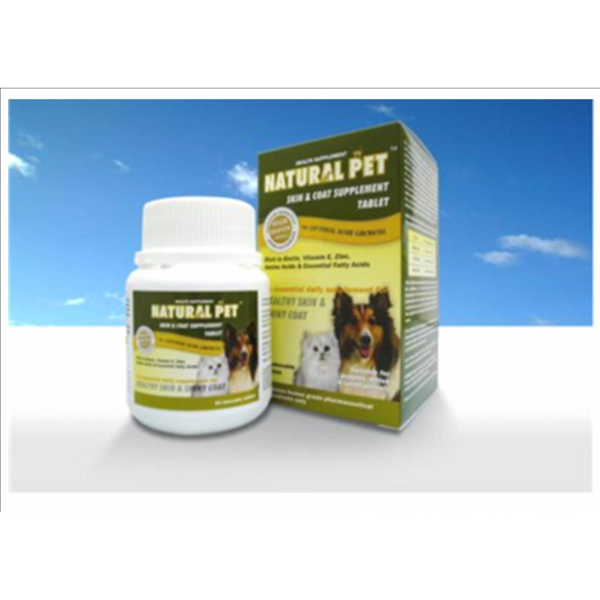 Natural Pet - Skin & Coat Supplement 60ctSuperpets Trading