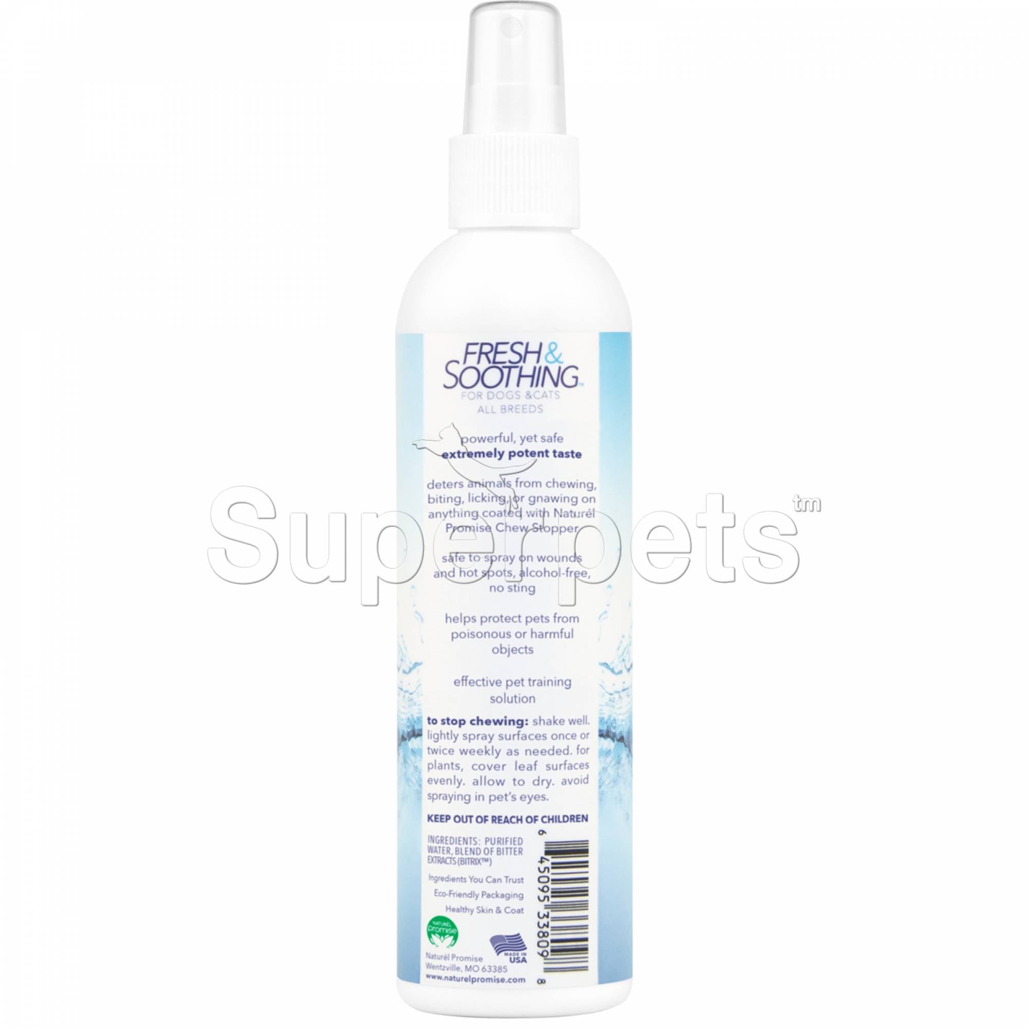 Naturel Promise Fresh & Soothing Chew Stopper 8oz (236ml)Superpets Trading