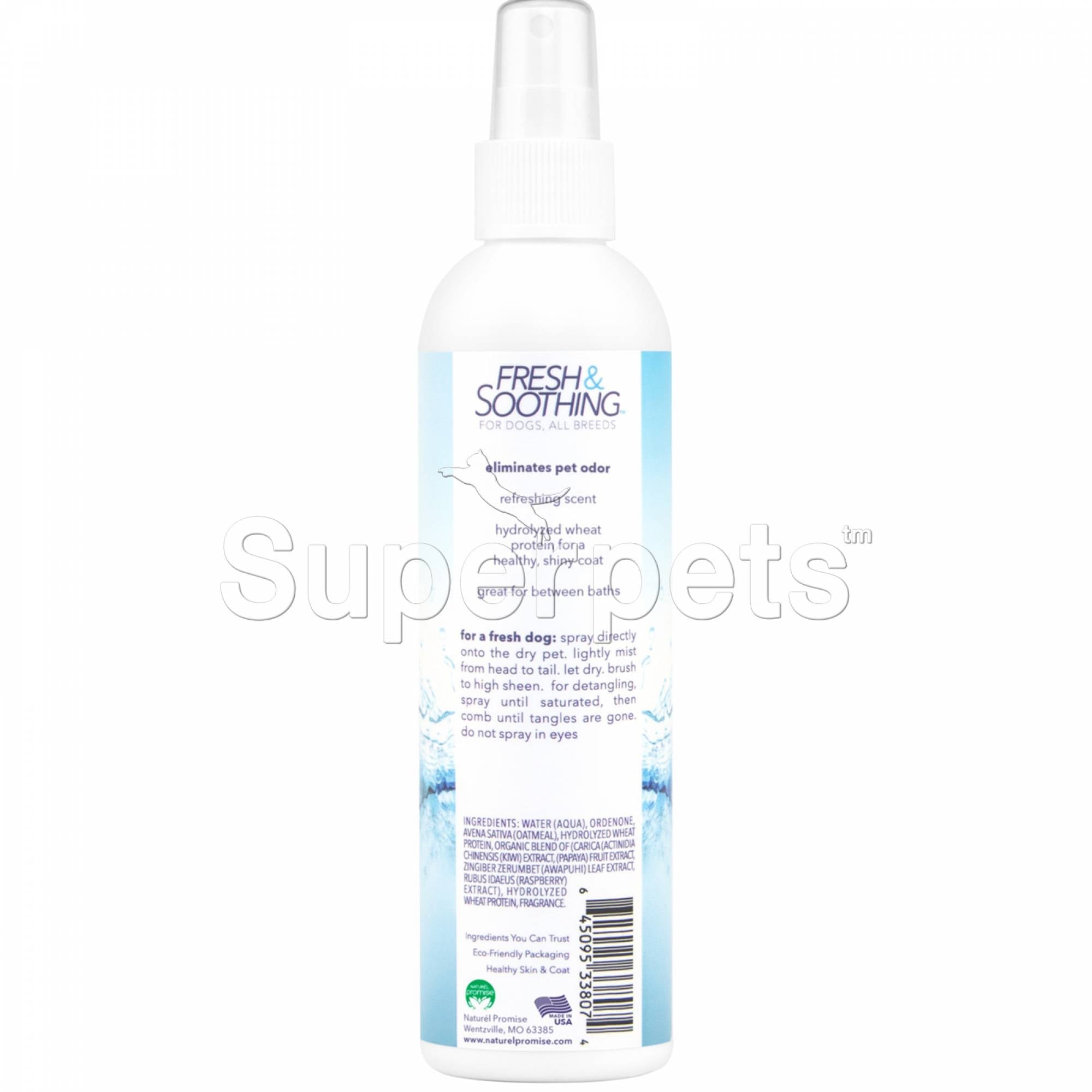 Naturel Promise Fresh & Soothing ReFresh Spray 8oz (236ml)Superpets Trading