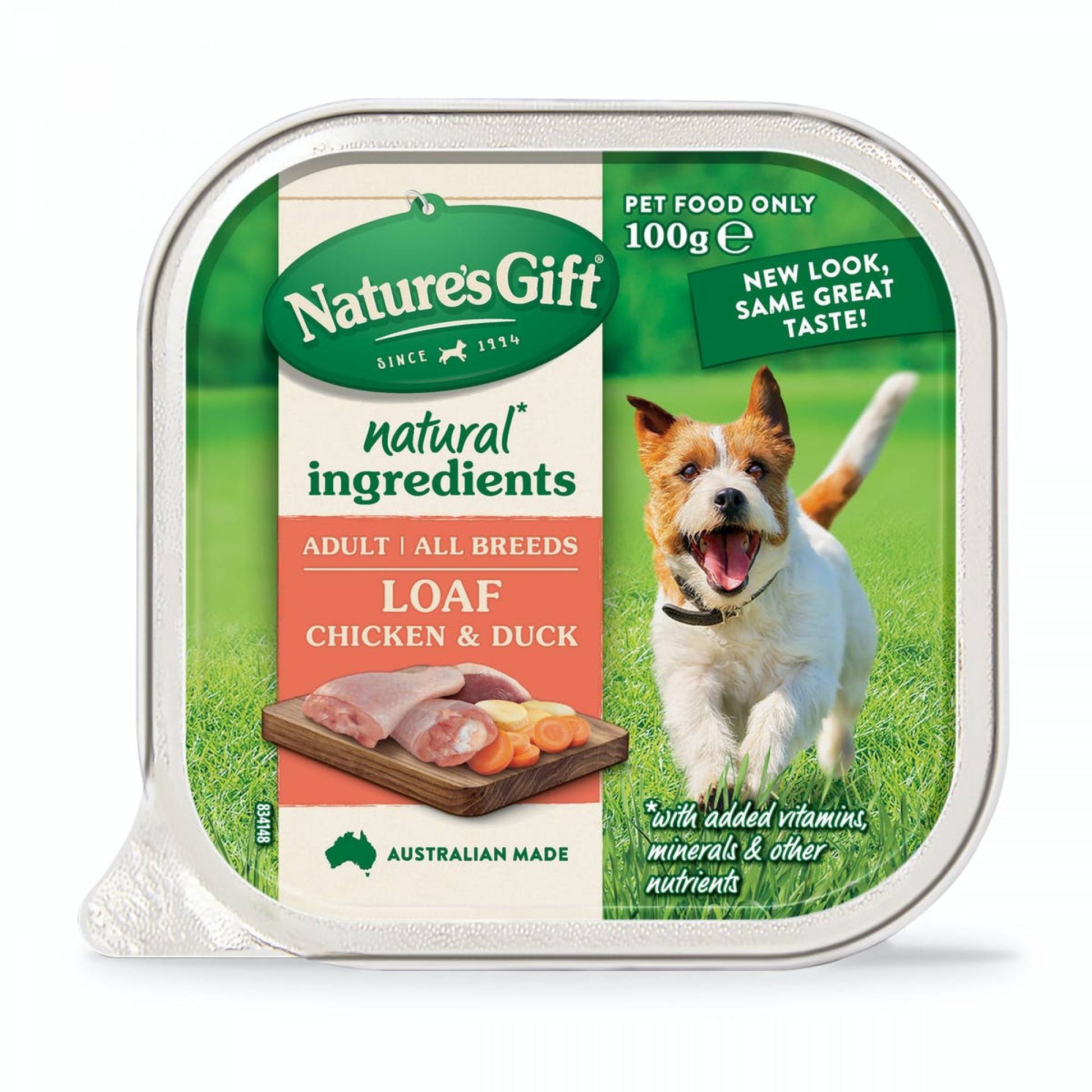 Nature's Gift - Gourmet - Loaf Style Chicken & Duck 100gDogsSuperpets Trading