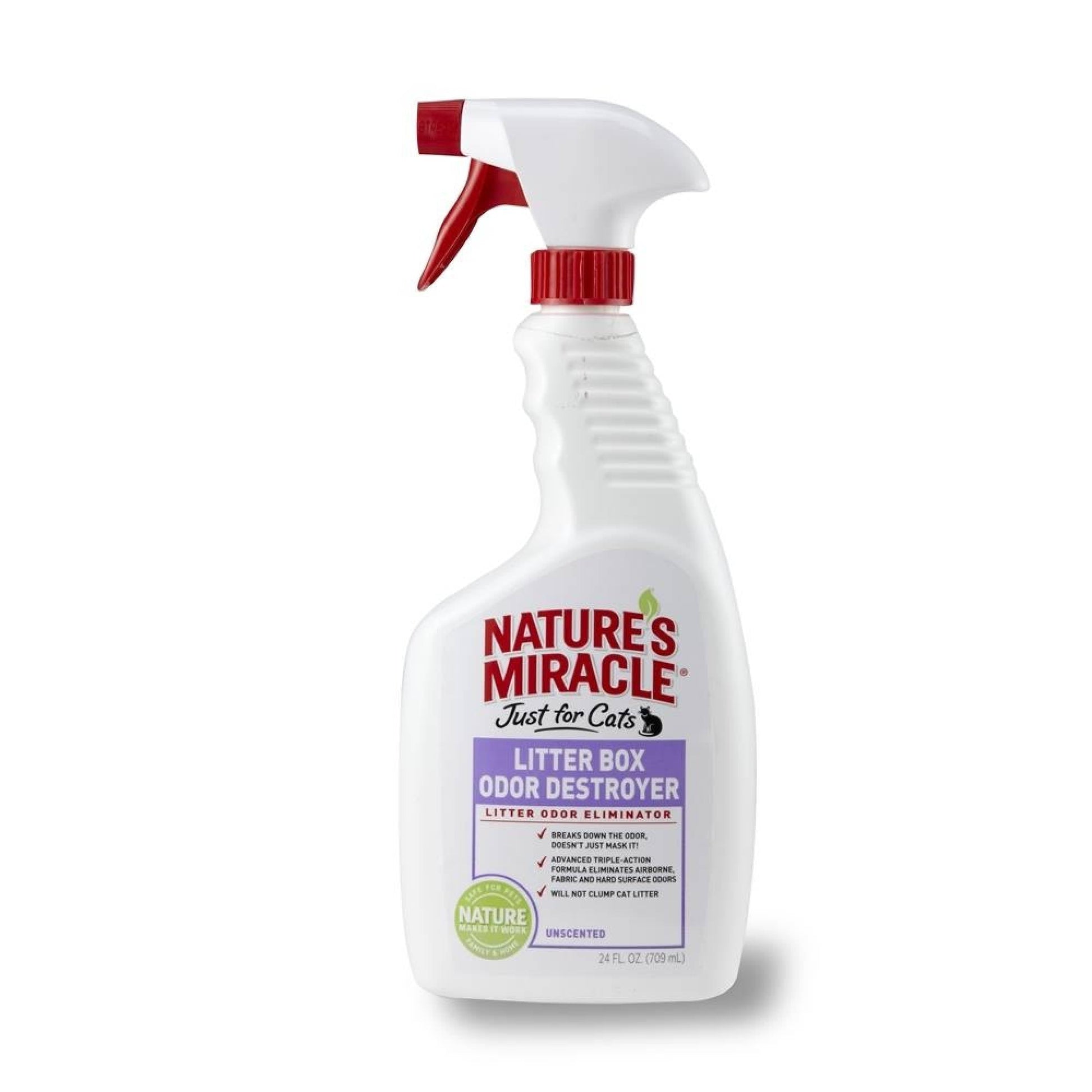 Nature's Miracle Litter Box Odor Destroyer Just for Cats 24ozSuperpets Trading