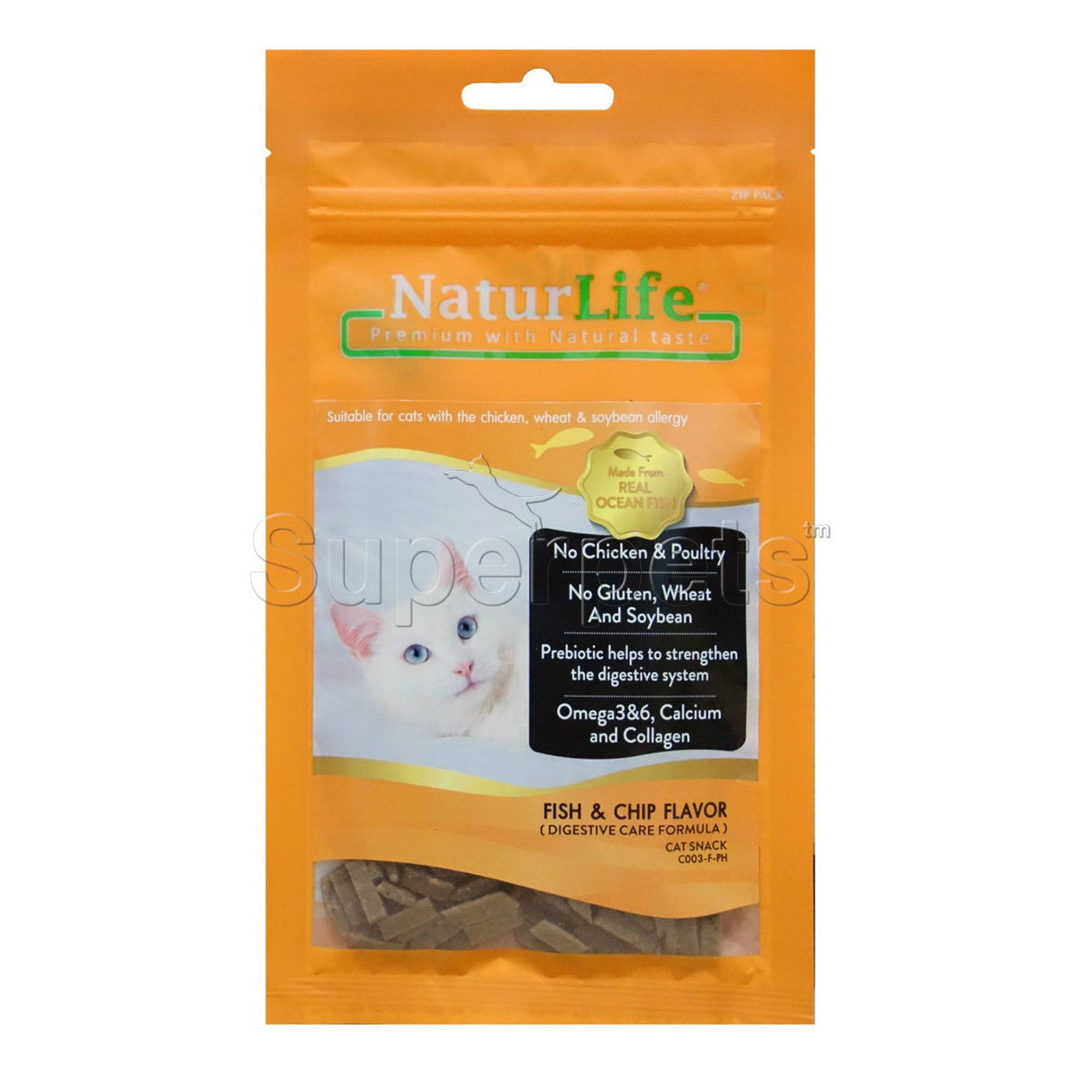 NaturLife Cat Treat - Fish & Chip Flavor 40gSuperpets Trading