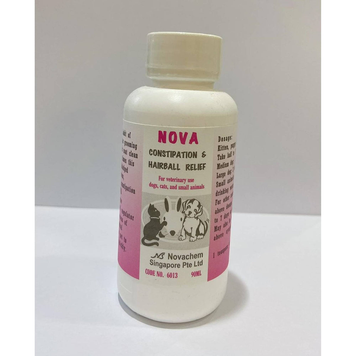 Nova Constipation and Hairball Relief 90mlSuperpets Trading