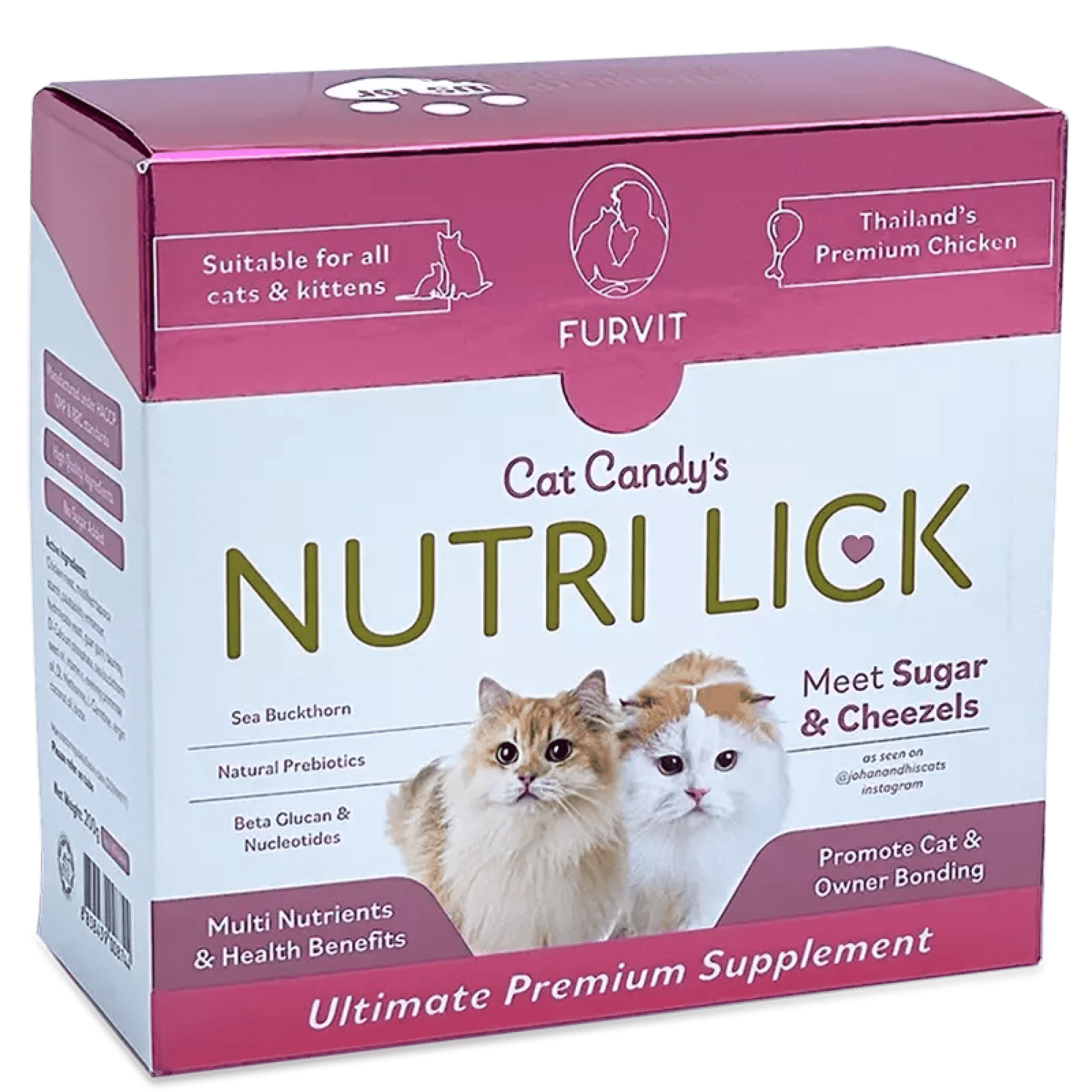 NutriLick Fruvit Cat Candy Supplement - ChickenCatsSuperpets Trading