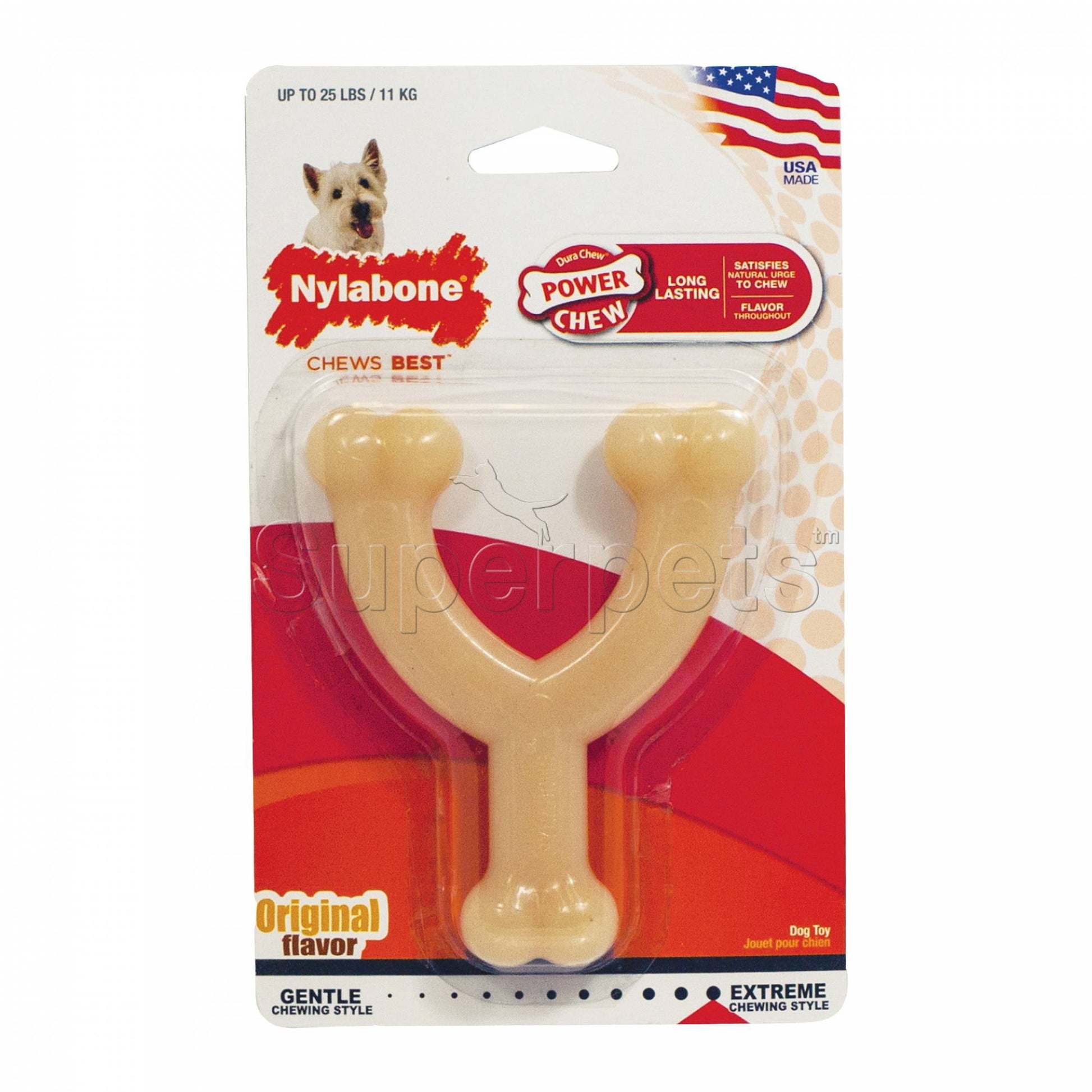 Nylabone - Dura Chew Wishbone - Regular (N213P)DogsSuperpets Trading