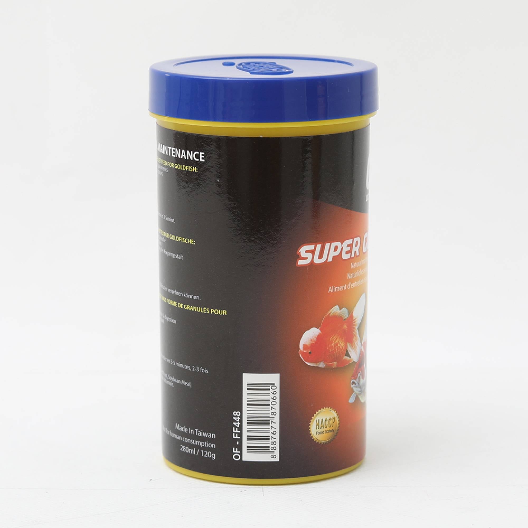 Ocean Free FF448 - Super Goldfish Natural Maintenance G3 Floating Pellet 280ml (120g)Superpets Trading